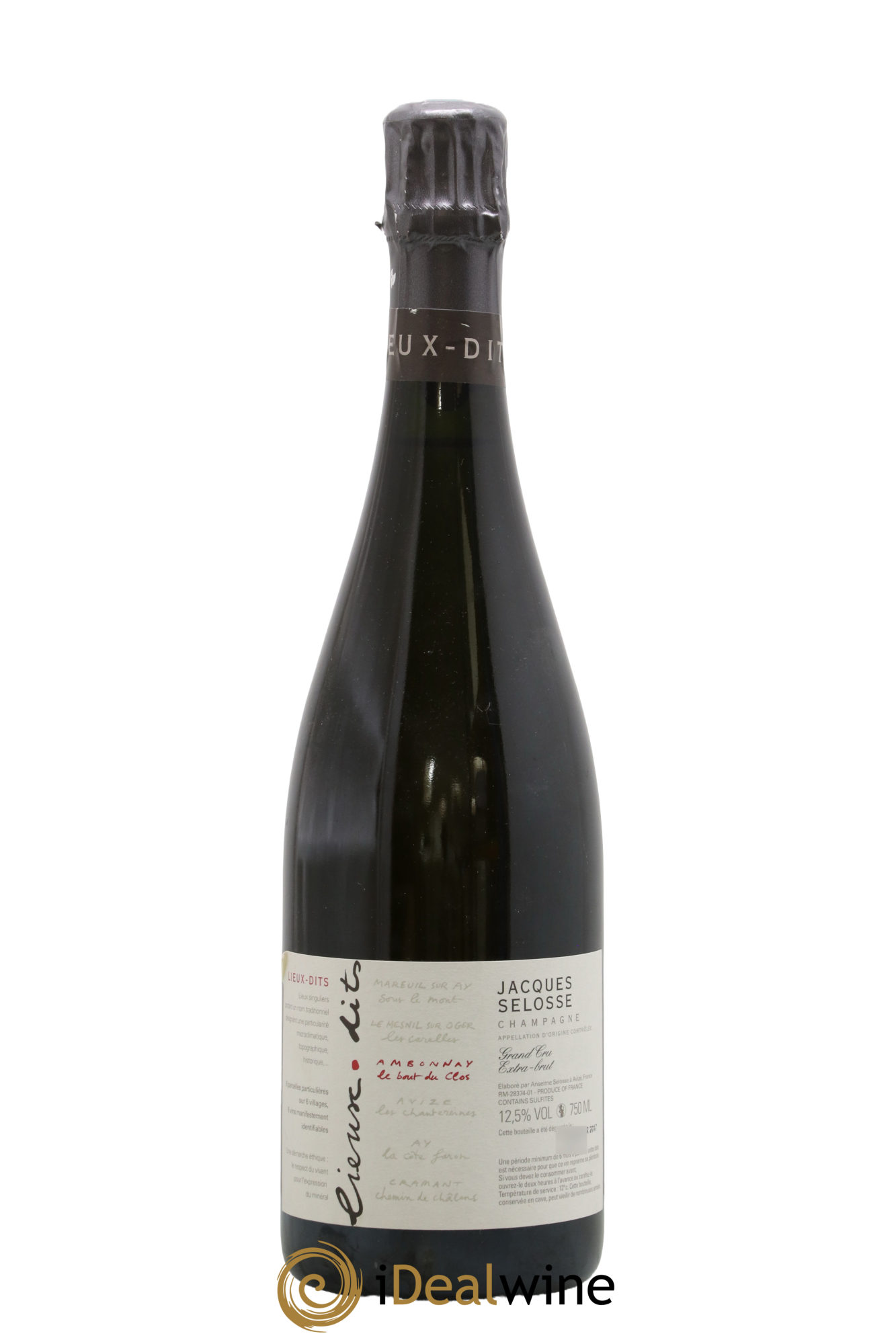 Ambonnay Le Bout du Clos Grand Cru Extra-Brut Jacques Selosse - Lot de 1 bouteille - 0