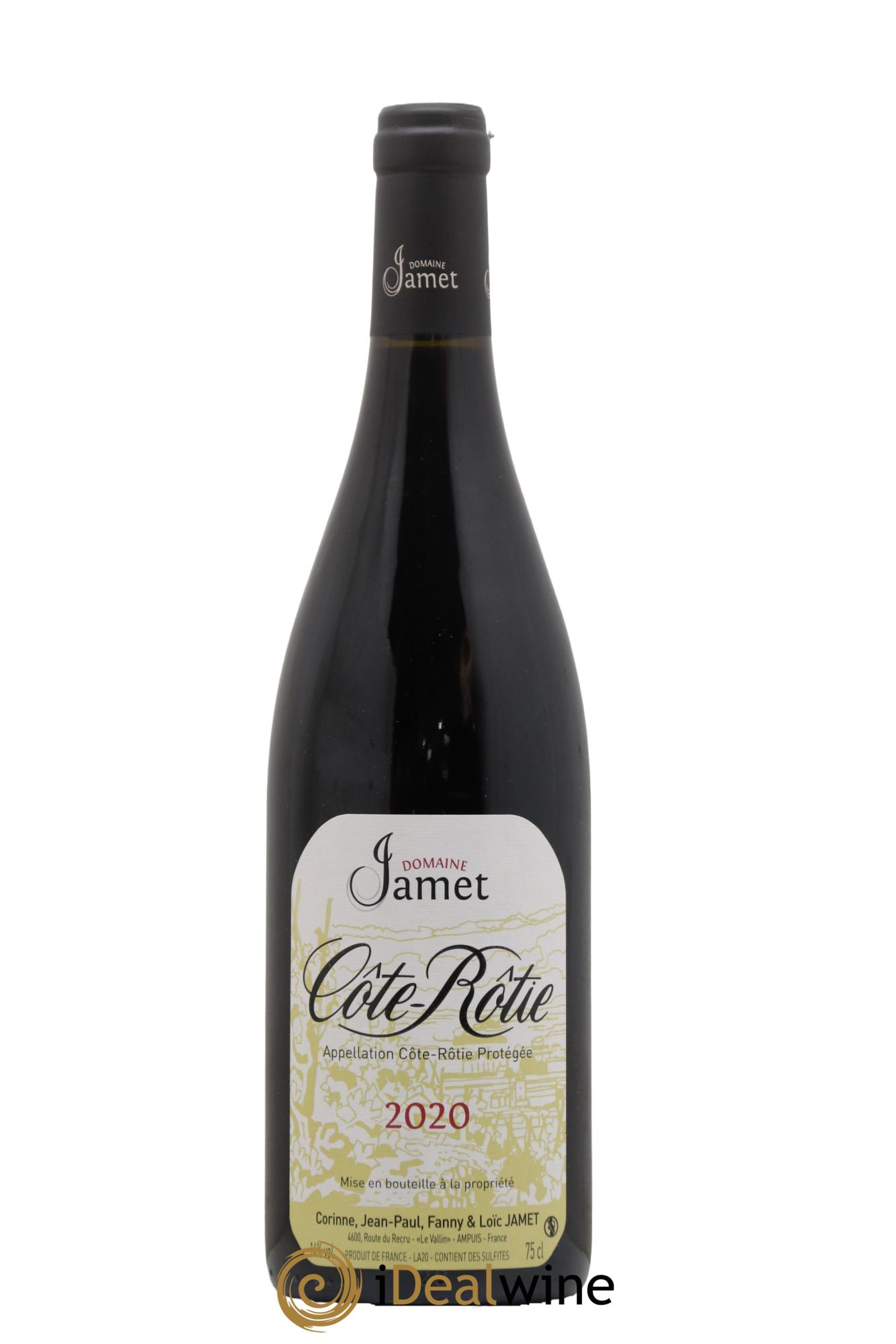 Côte-Rôtie Jamet (Domaine) 2020 - Lot de 1 bouteille - 0