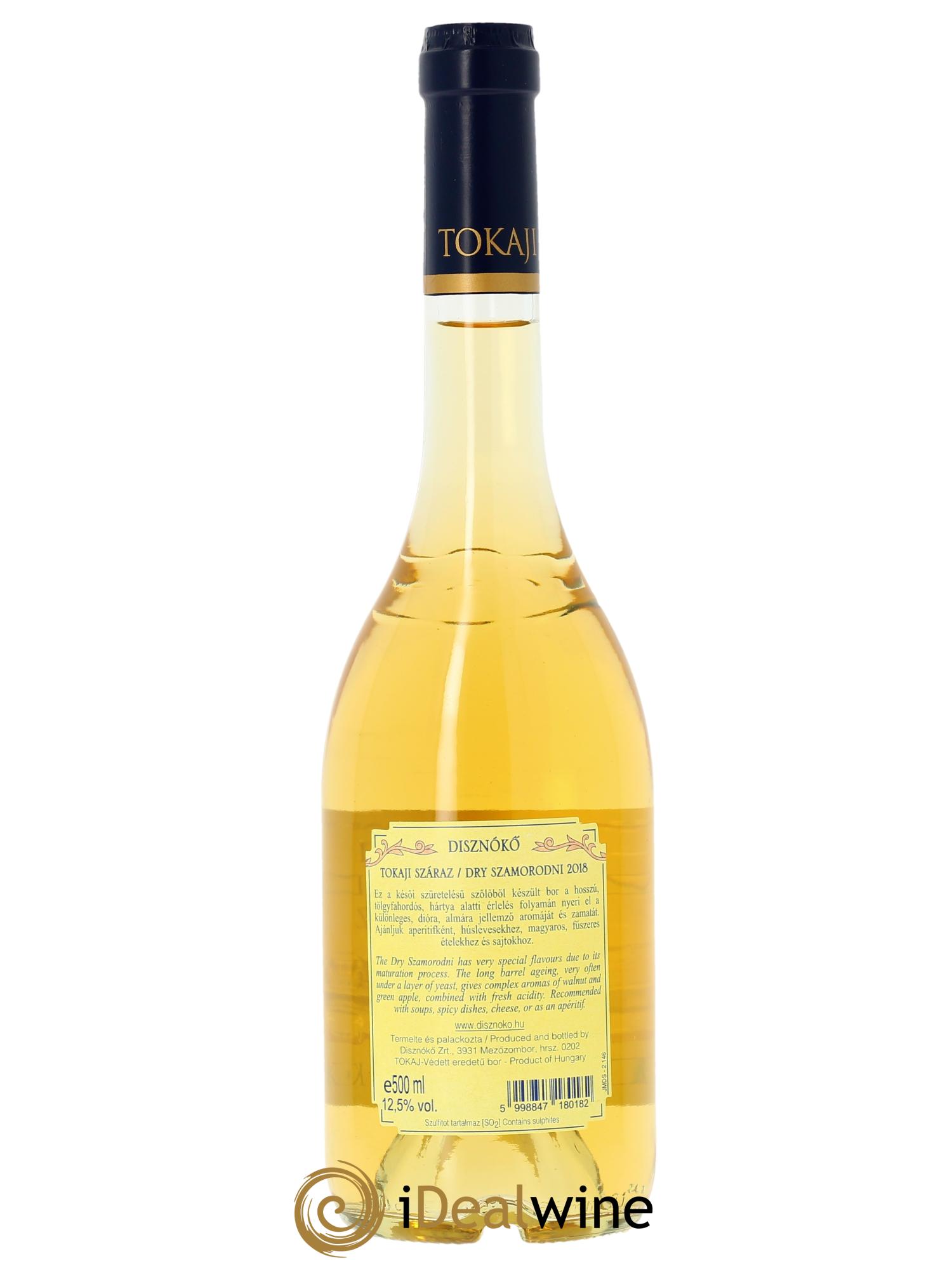 Tokaji Száraz Szamorodni Disznoko (Domaine)  2018 - Lot de 1 bouteille - 1