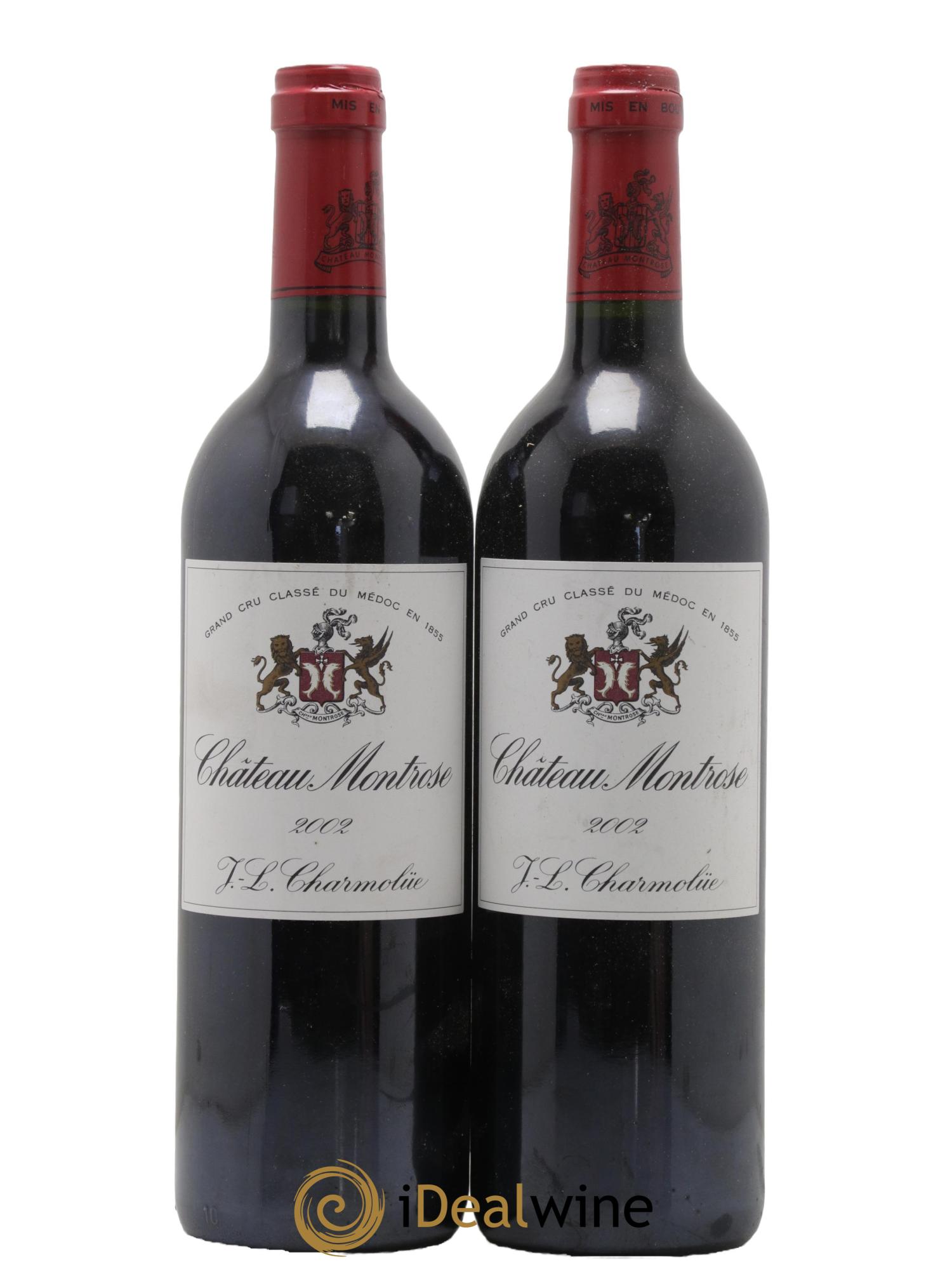 Château Montrose 2ème Grand Cru Classé 2002 - Lot de 2 bouteilles - 0
