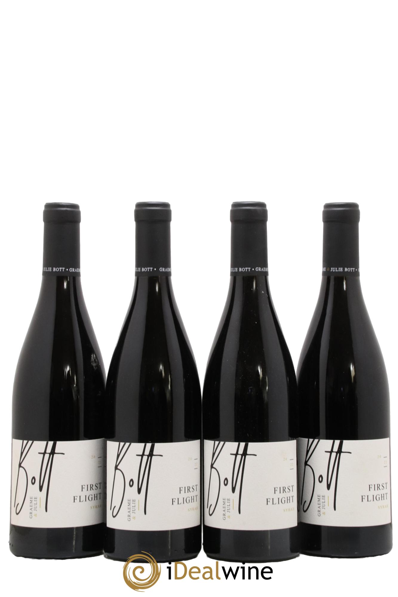 IGP Collines Rhodaniennes Syrah First Flight Graeme & Julie Bott 2022 - Lot of 4 bottles - 0