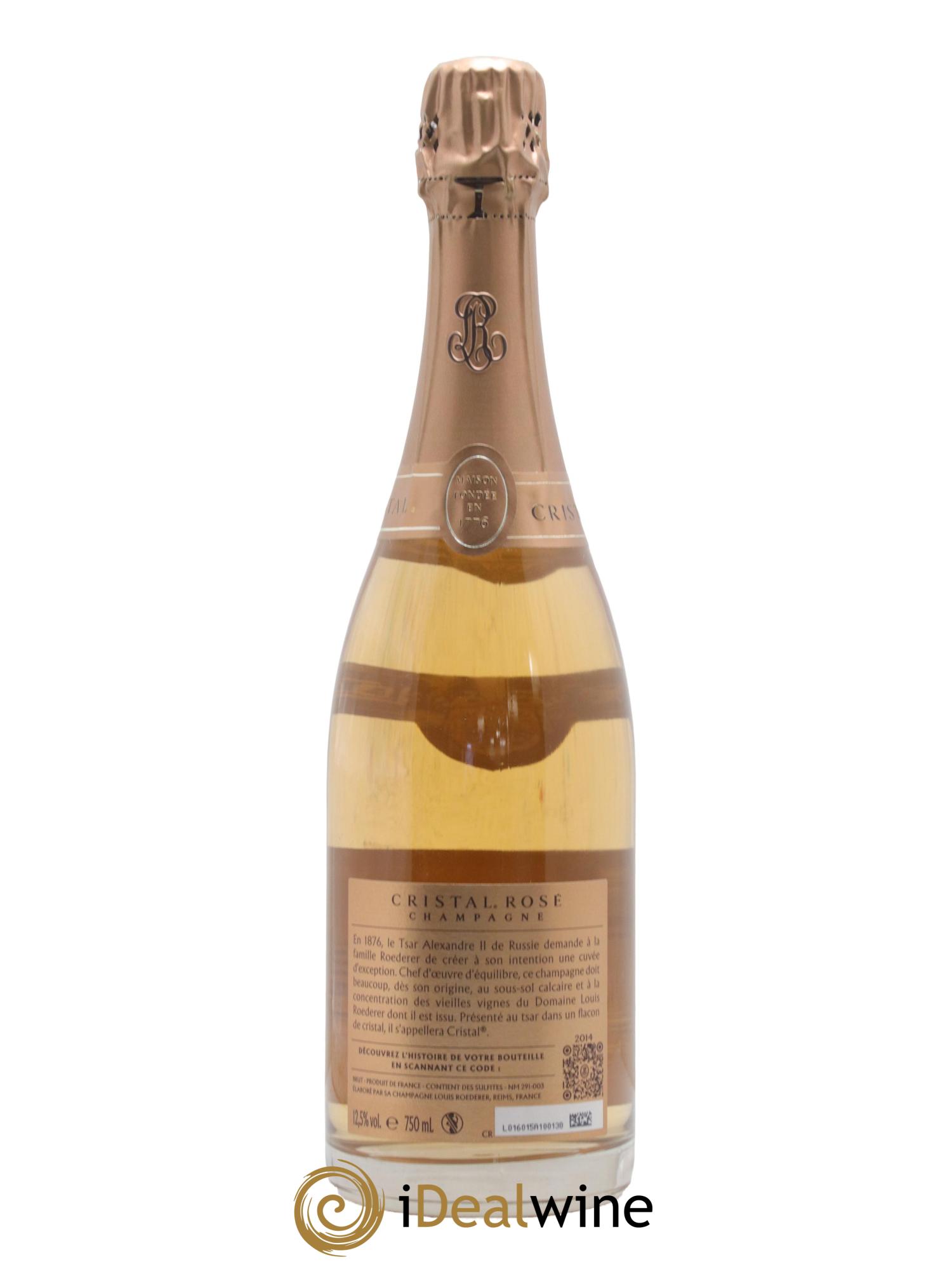 Cristal Louis Roederer 2014 - Lot of 1 bottle - 1
