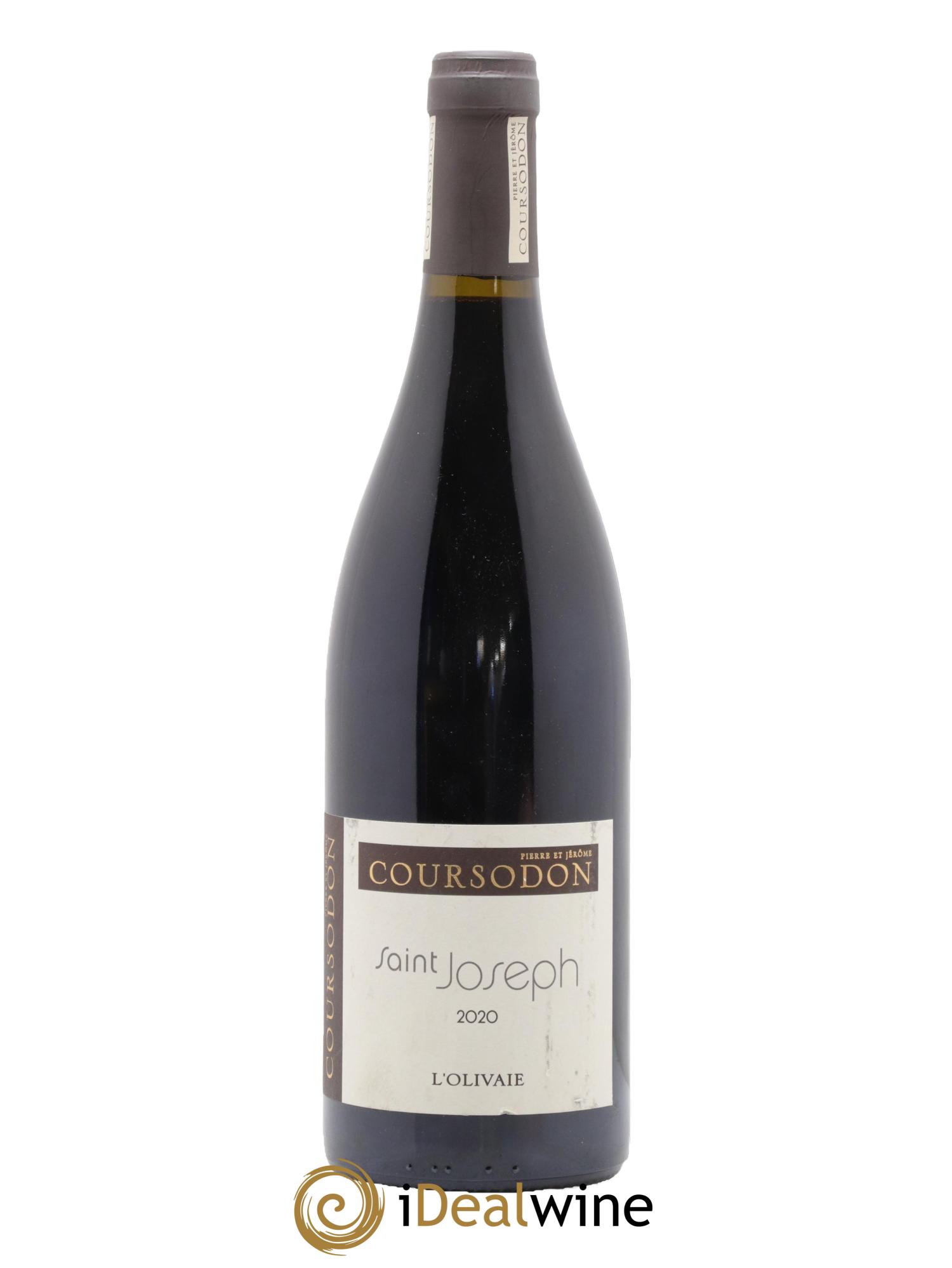 Saint-Joseph L'Olivaie Pierre et Jérôme Coursodon 2020 - Lot de 1 bouteille - 0