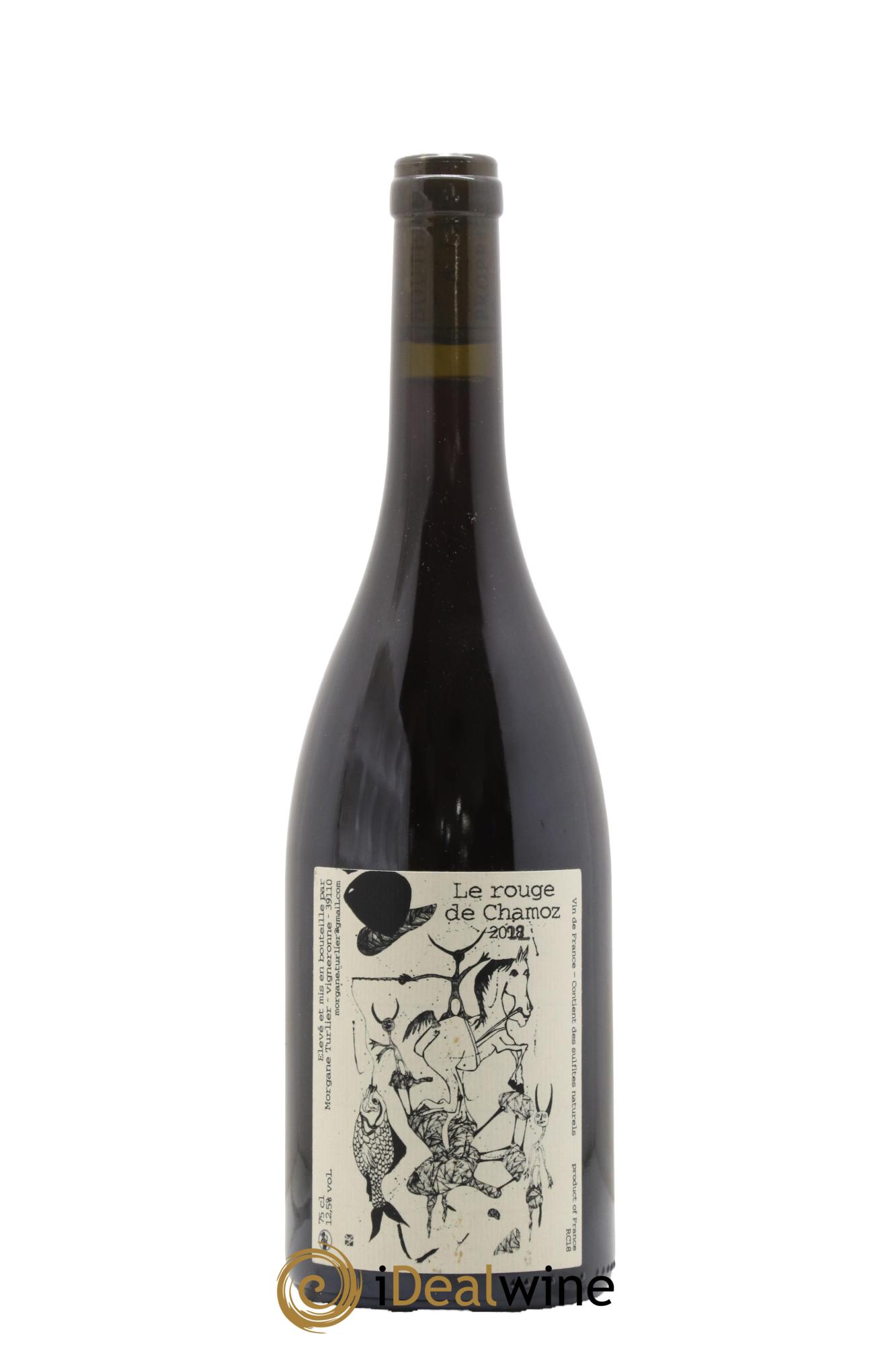 Vin de France Rouge de Chamoz Domaine Morgane Turlier 2022 - Lot de 1 bouteille - 0