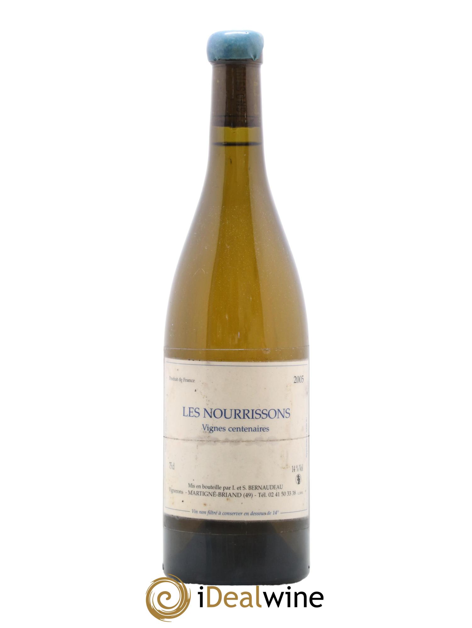 Anjou Les Nourrissons Vignes Centenaires Stéphane Bernaudeau (Domaine) 2005 - Lot de 1 bouteille - 0