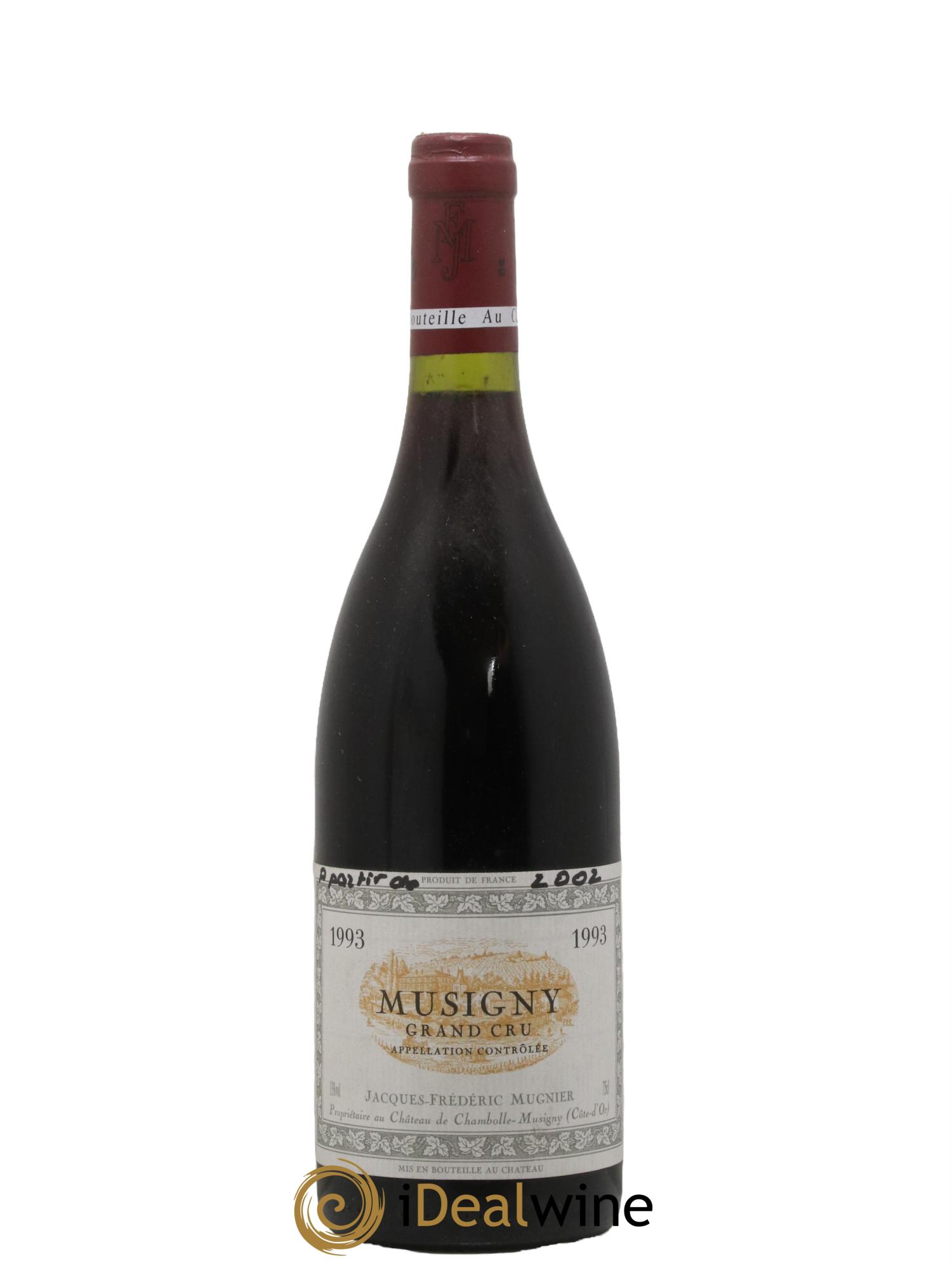 Musigny Grand Cru Jacques-Frédéric Mugnier 1993 - Lot de 1 bouteille - 0