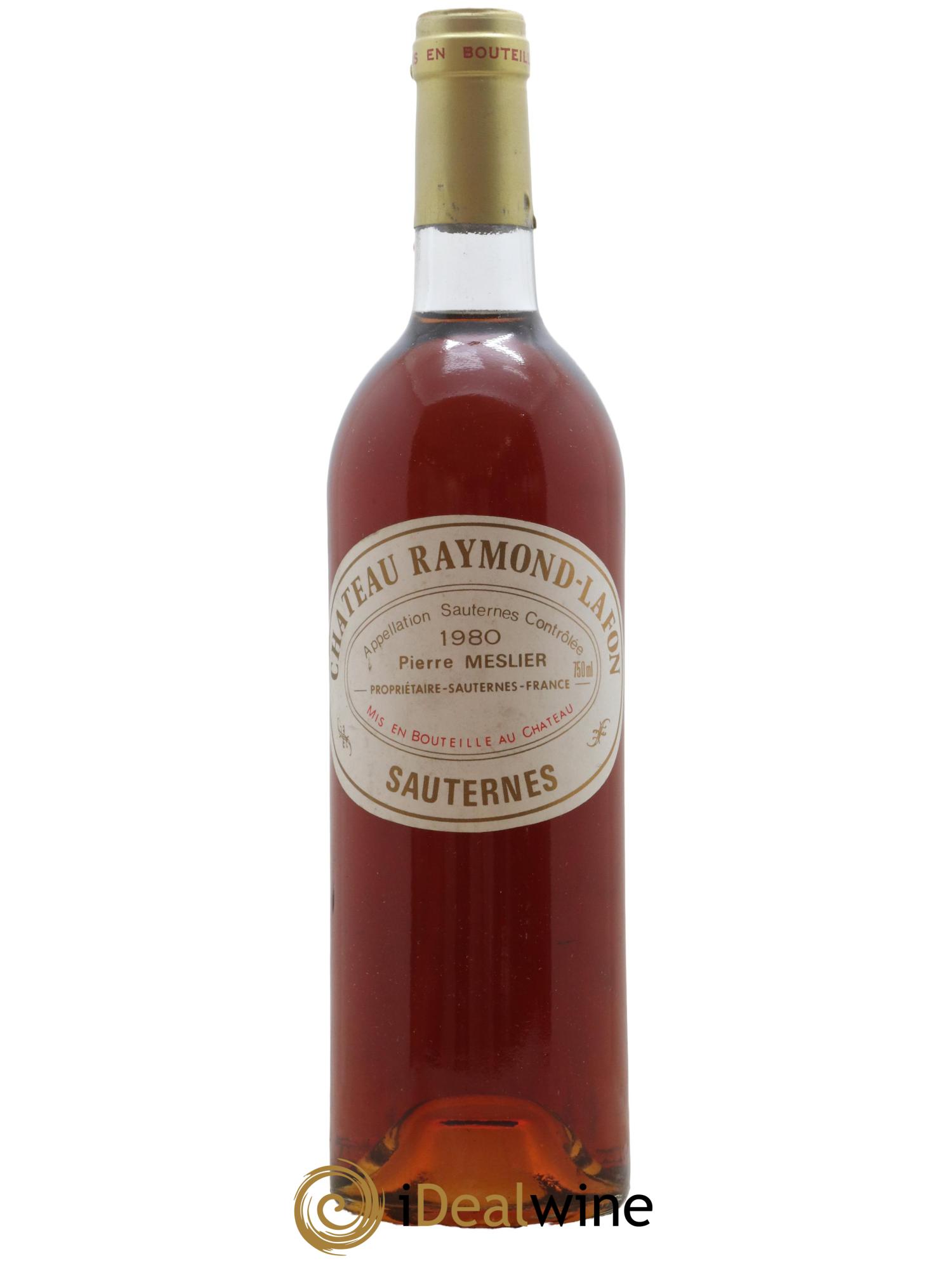Château Raymond Lafon 1980 - Posten von 1 Flasche - 0