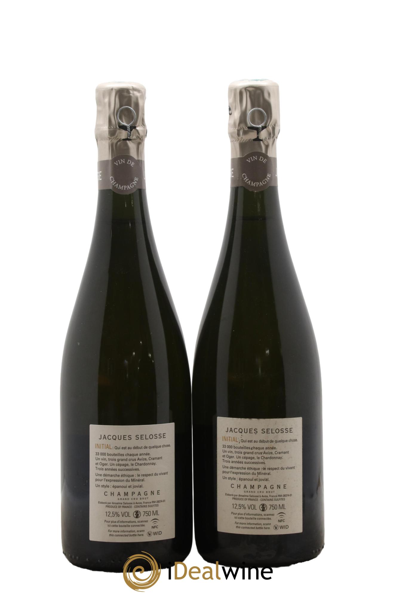 Initial Brut Jacques Selosse - Lot de 2 bouteilles - 1