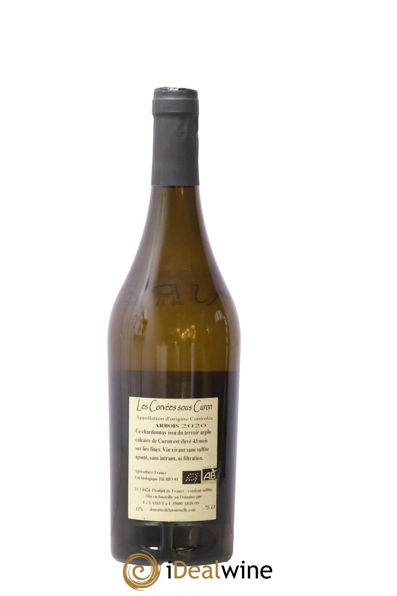 Arbois Les Corvées sous Curon Domaine de la Tournelle 2020 - Lote de 1 botella - 1