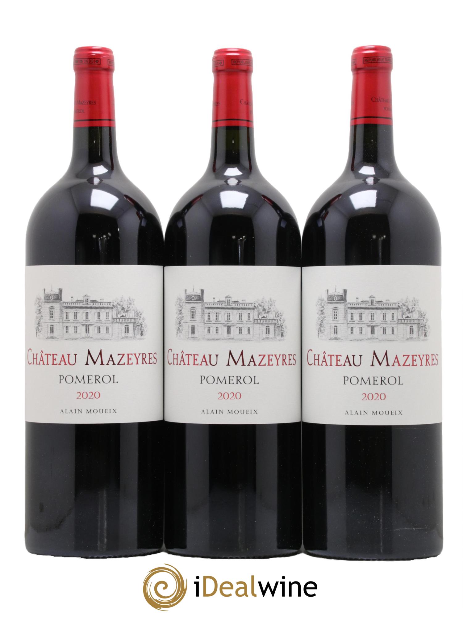Château Mazeyres 2020 - Lot de 3 magnums - 0