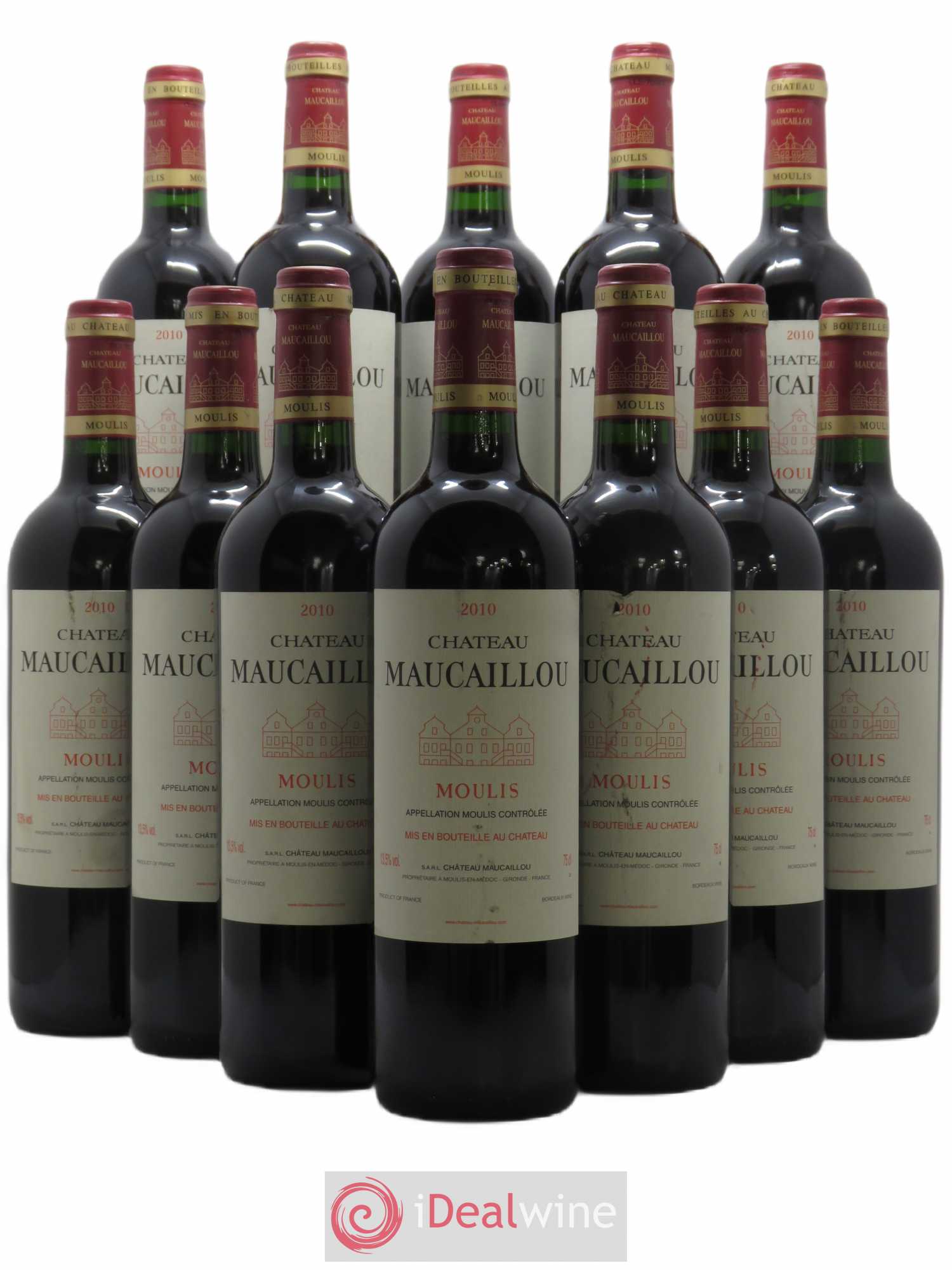 Château Maucaillou 2010 - Lot of 12 bottles - 0