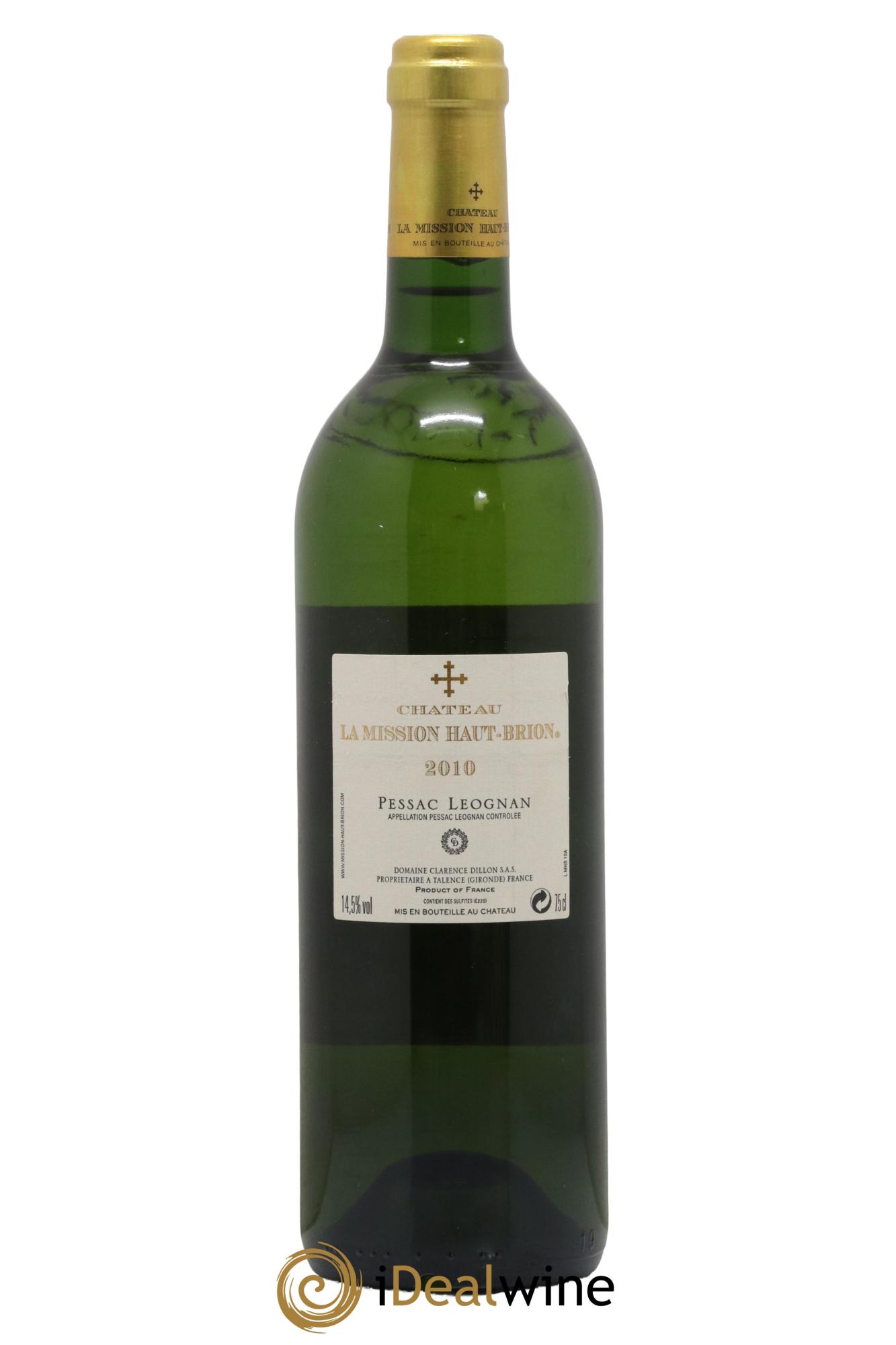 Château la Mission Haut-Brion 2010 - Lot de 1 bouteille - 1