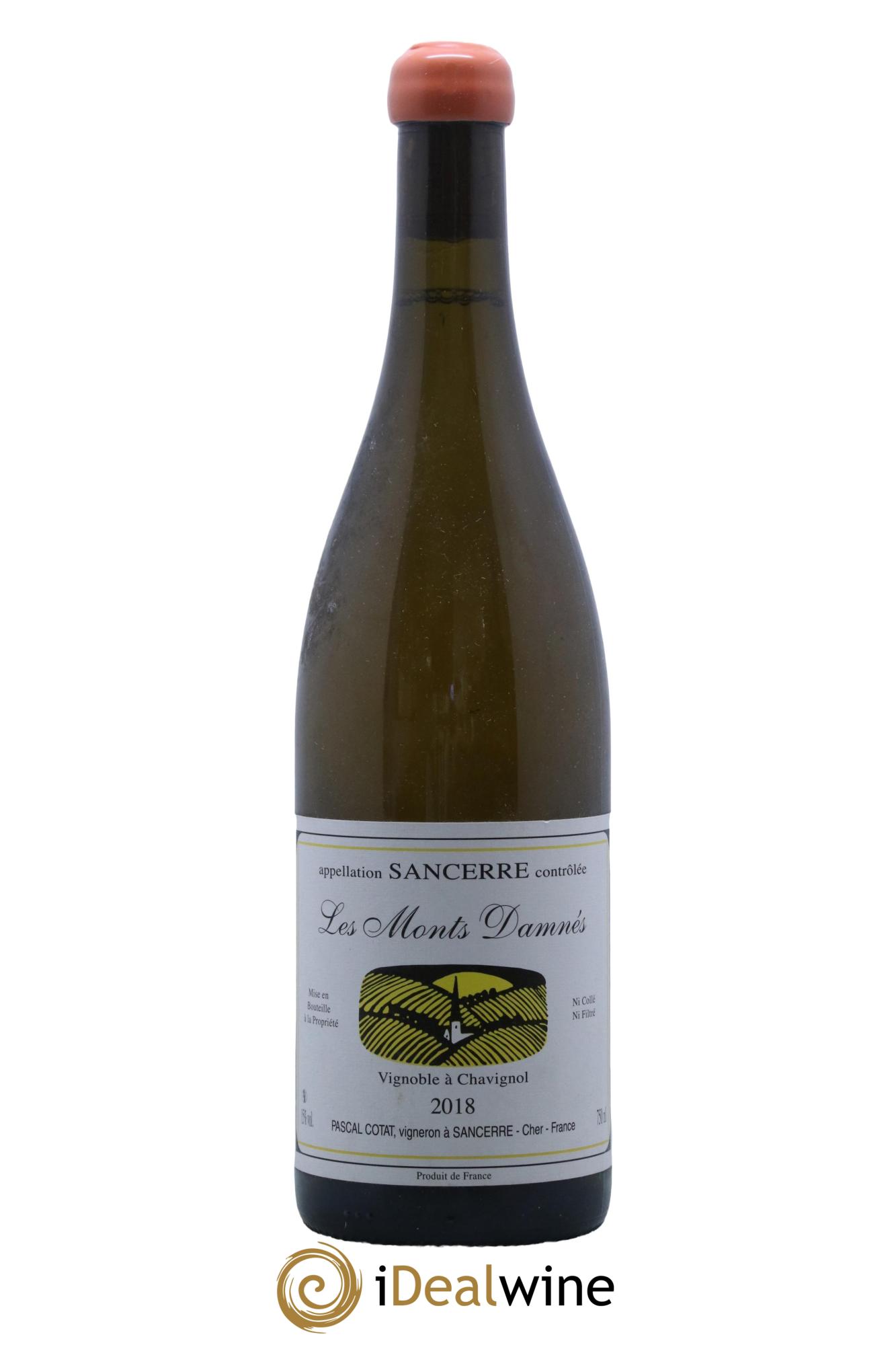 Sancerre Les Monts Damnés Pascal Cotat 2018 - Lot de 1 bouteille - 0