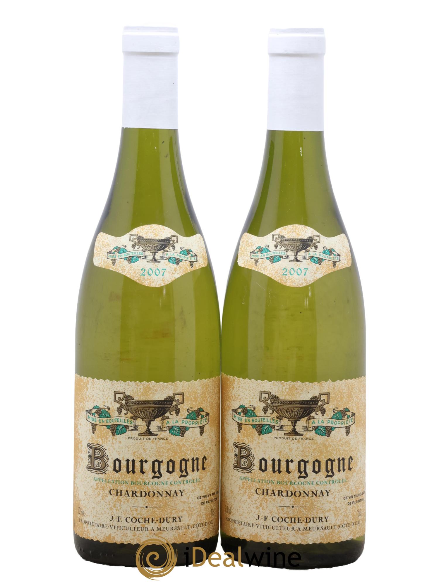 Bourgogne Coche Dury (Domaine) 2007 - Lotto di 2 bottiglie - 0