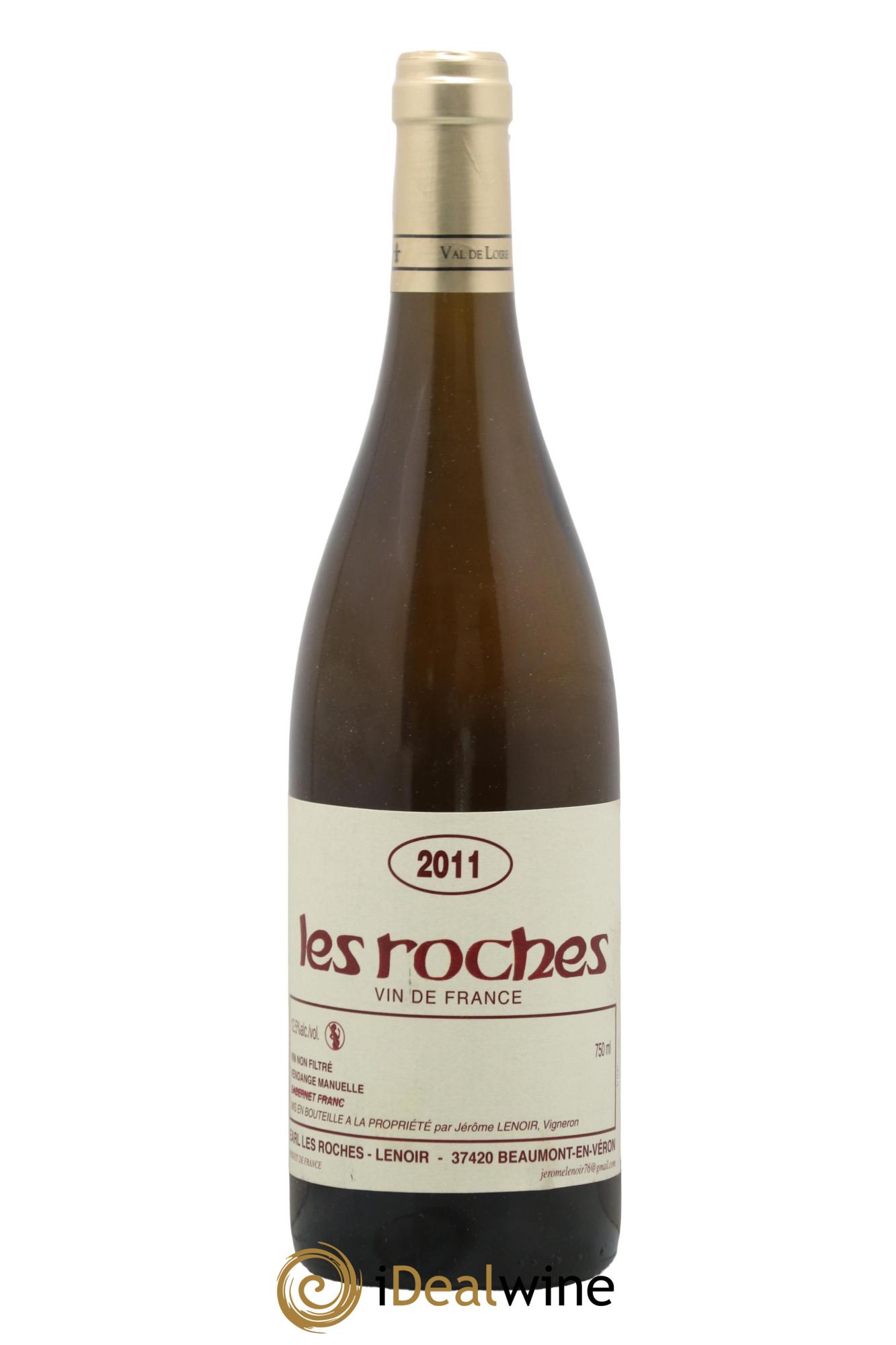 Vin de France Les Roches Lenoir (Domaine) 2011 - Lot de 1 bouteille - 0