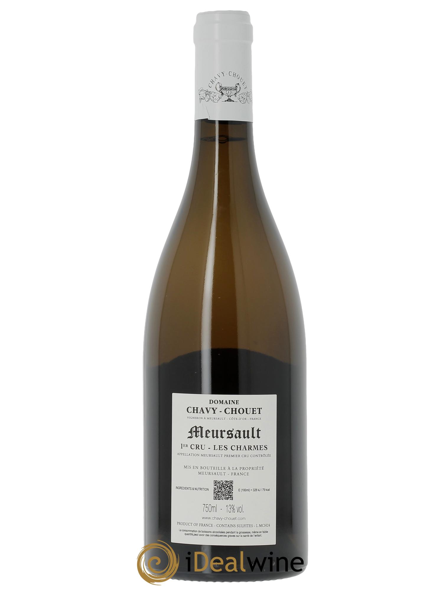 Meursault 1er Cru Les Charmes Chavy-Chouet  2024 - Lot de 1 bouteille - 1
