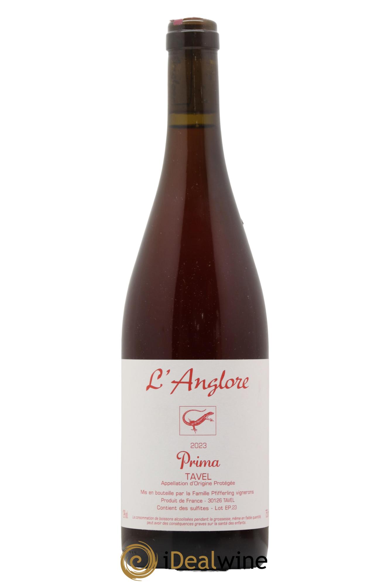 Tavel Prima L'Anglore 2023 - Lot of 1 bottle - 0