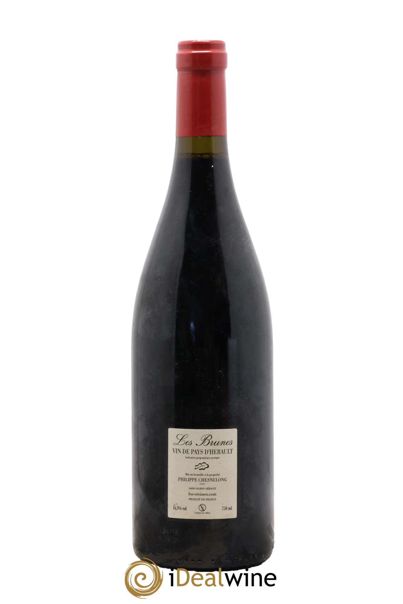 IGP Pays d'Hérault Les Brunes Les Creisses 2019 - Posten von 1 Flasche - 1