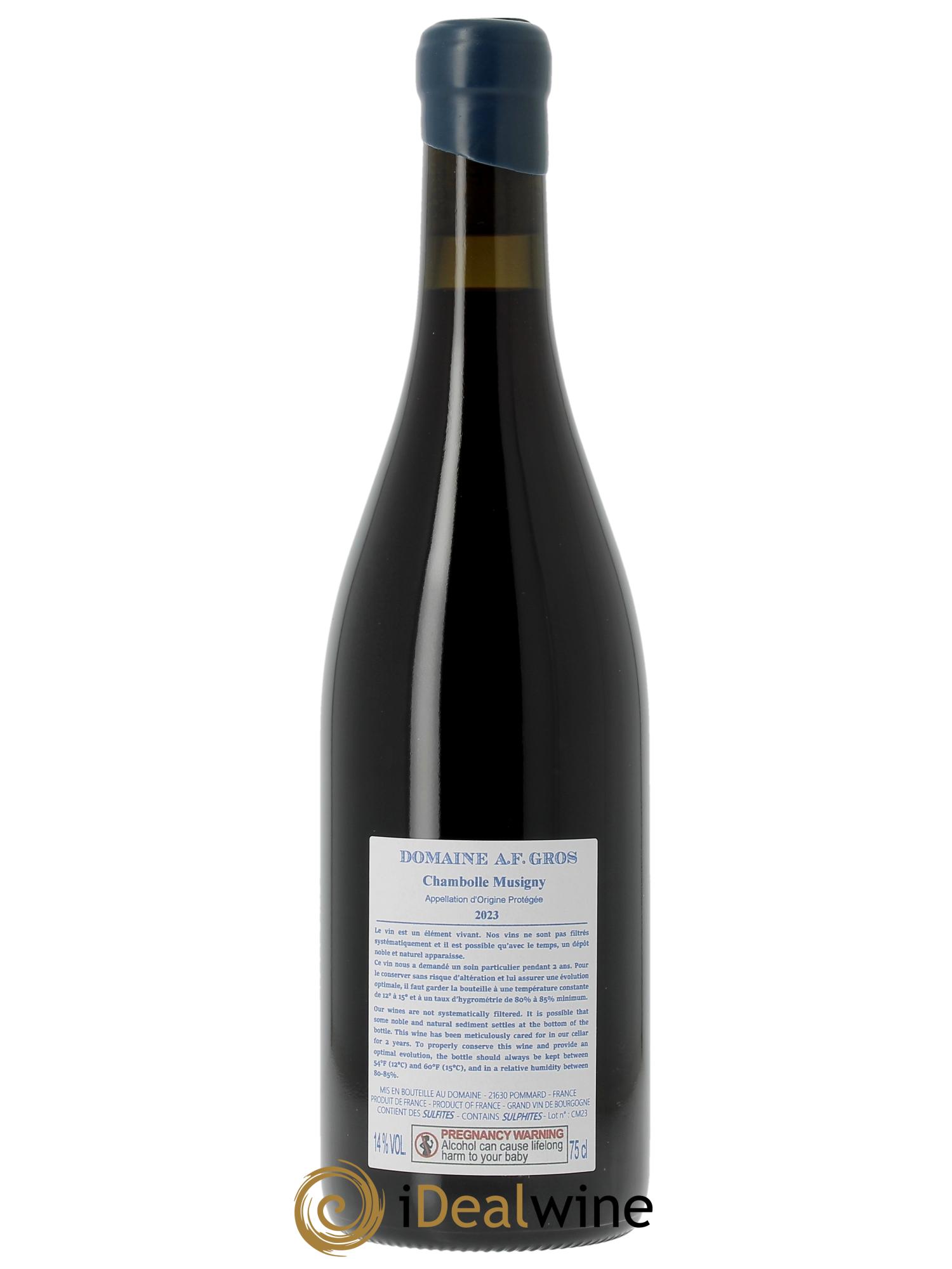 Chambolle-Musigny A.-F. Gros 2023 - Lot de 1 bouteille - 1