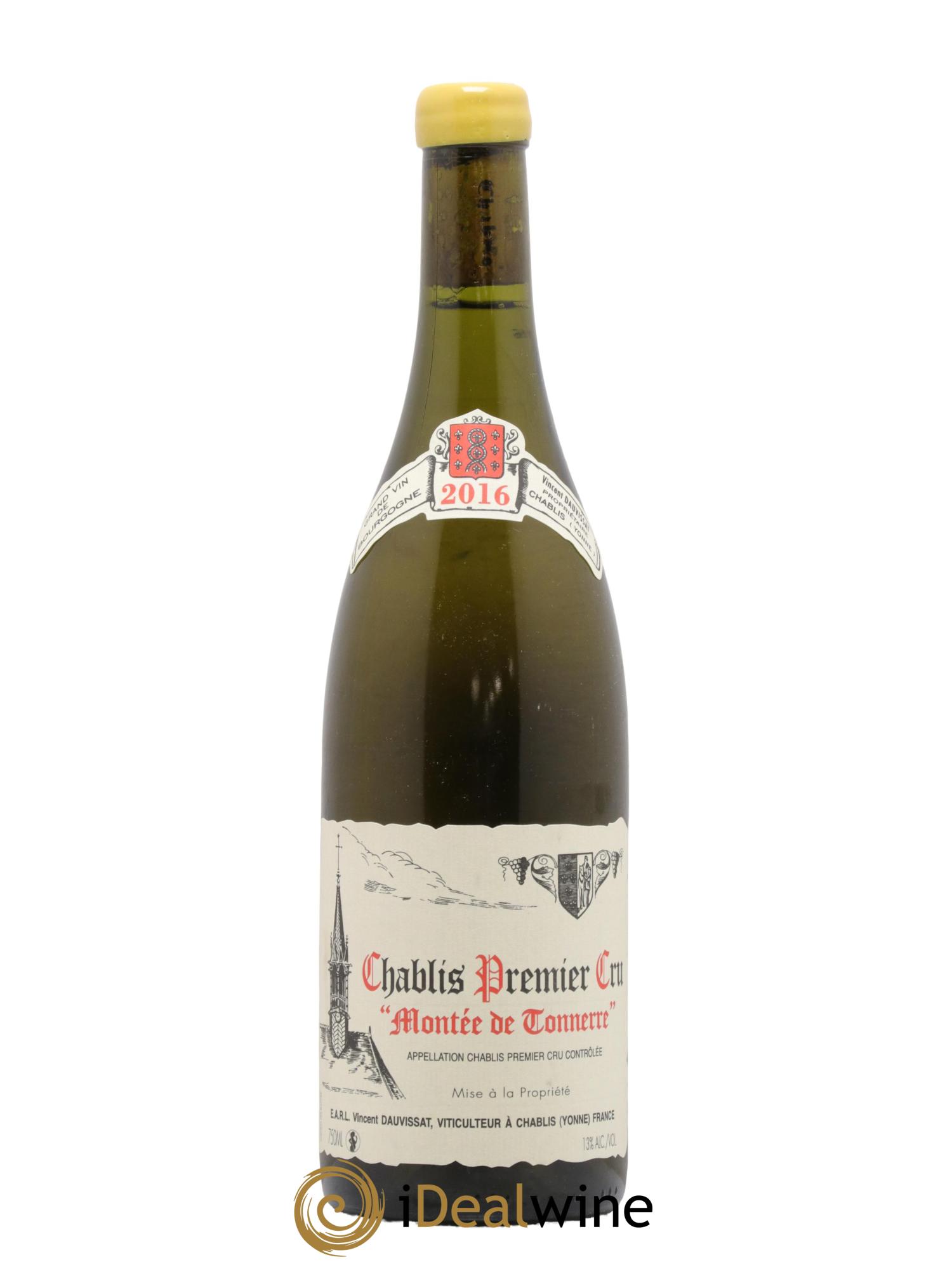Chablis 1er Cru Montée de Tonnerre Vincent Dauvissat (Domaine)  2016 - Lotto di 1 bottiglia - 0