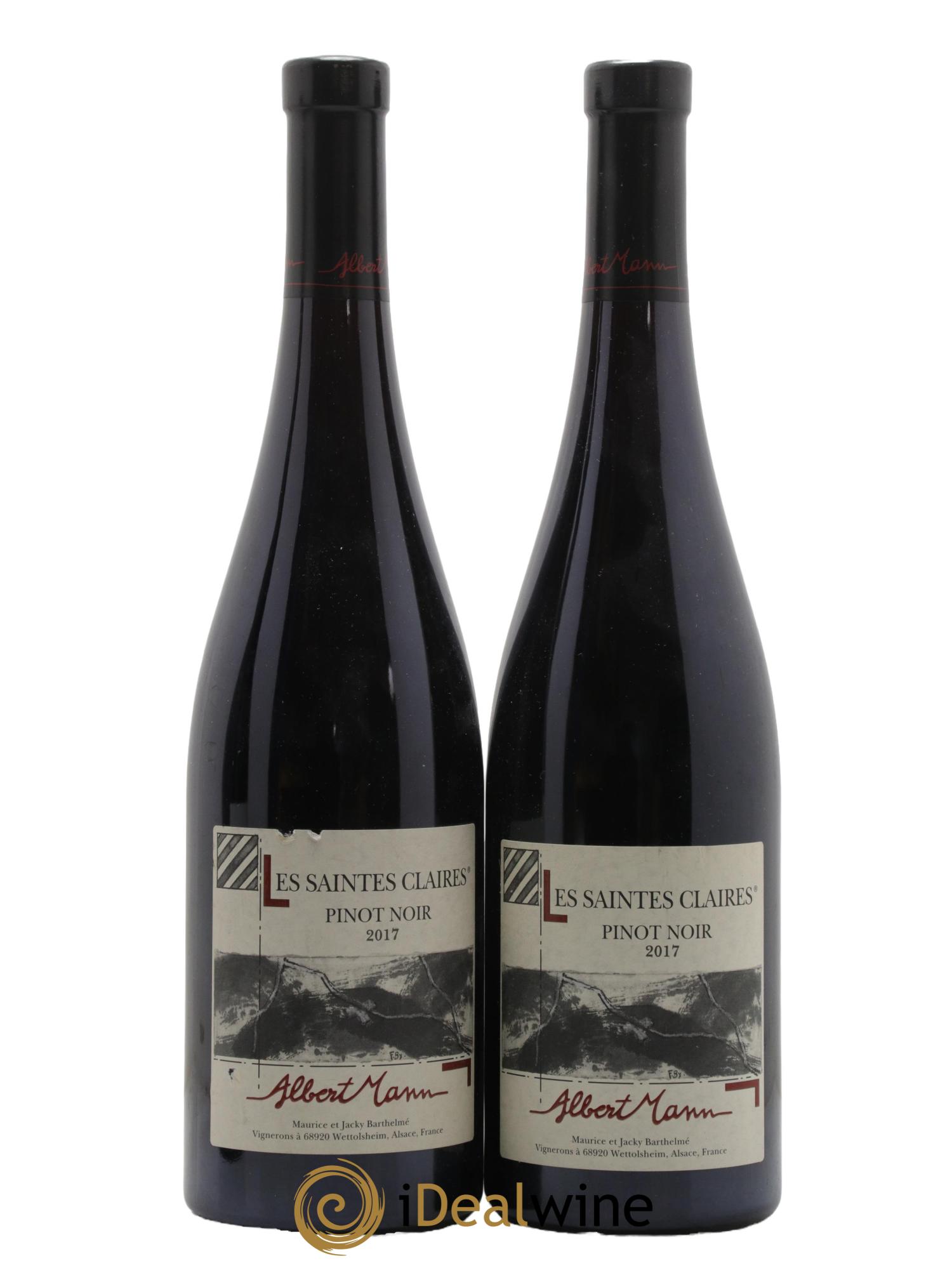 Alsace Pinot Noir Les Saintes Claires Albert Mann 2017 - Lotto di 2 bottiglie - 0