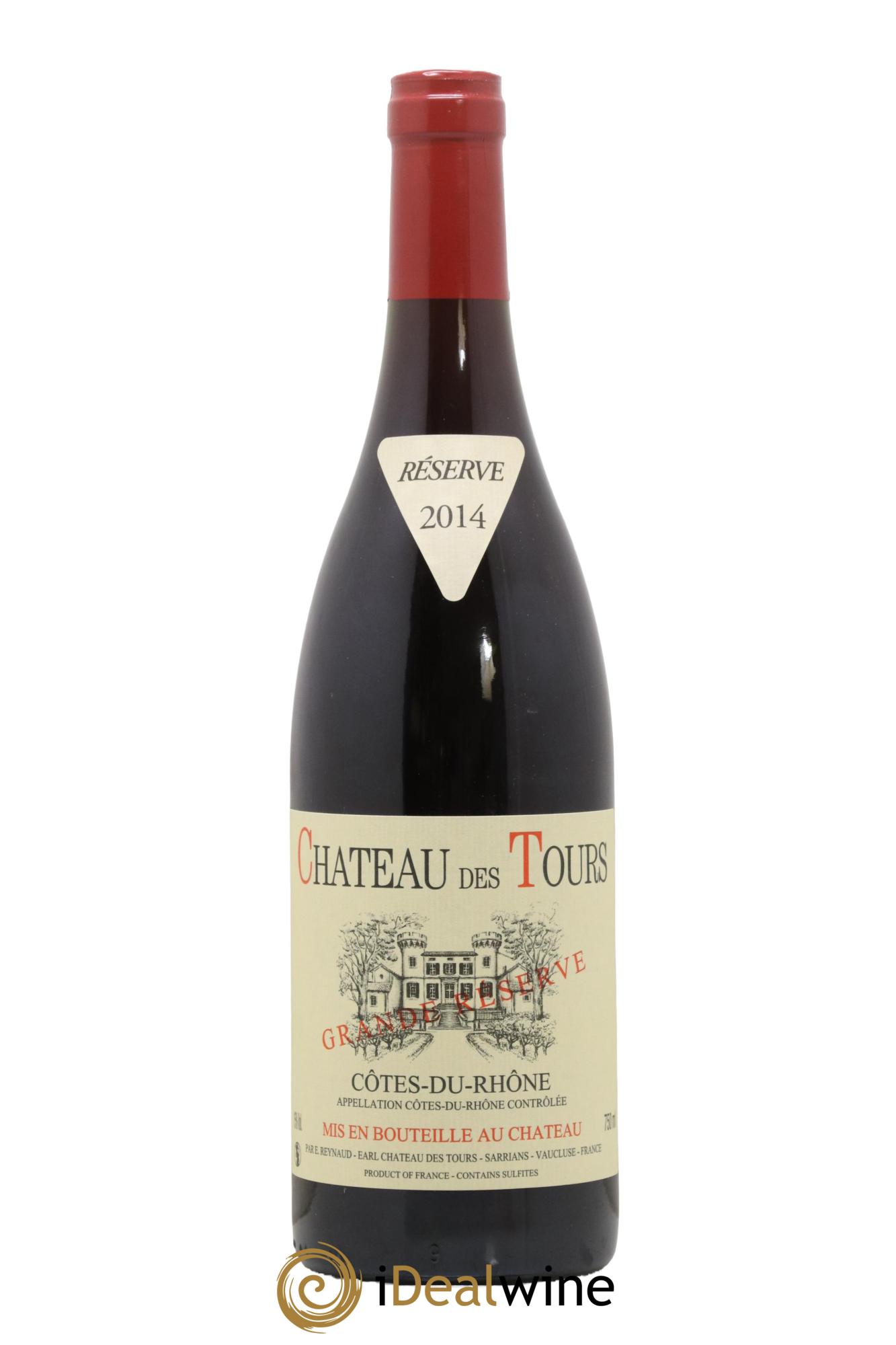 Côtes-du-Rhône Château des Tours Grande Réserve Emmanuel Reynaud 2014 - Lot de 1 bouteille - 0