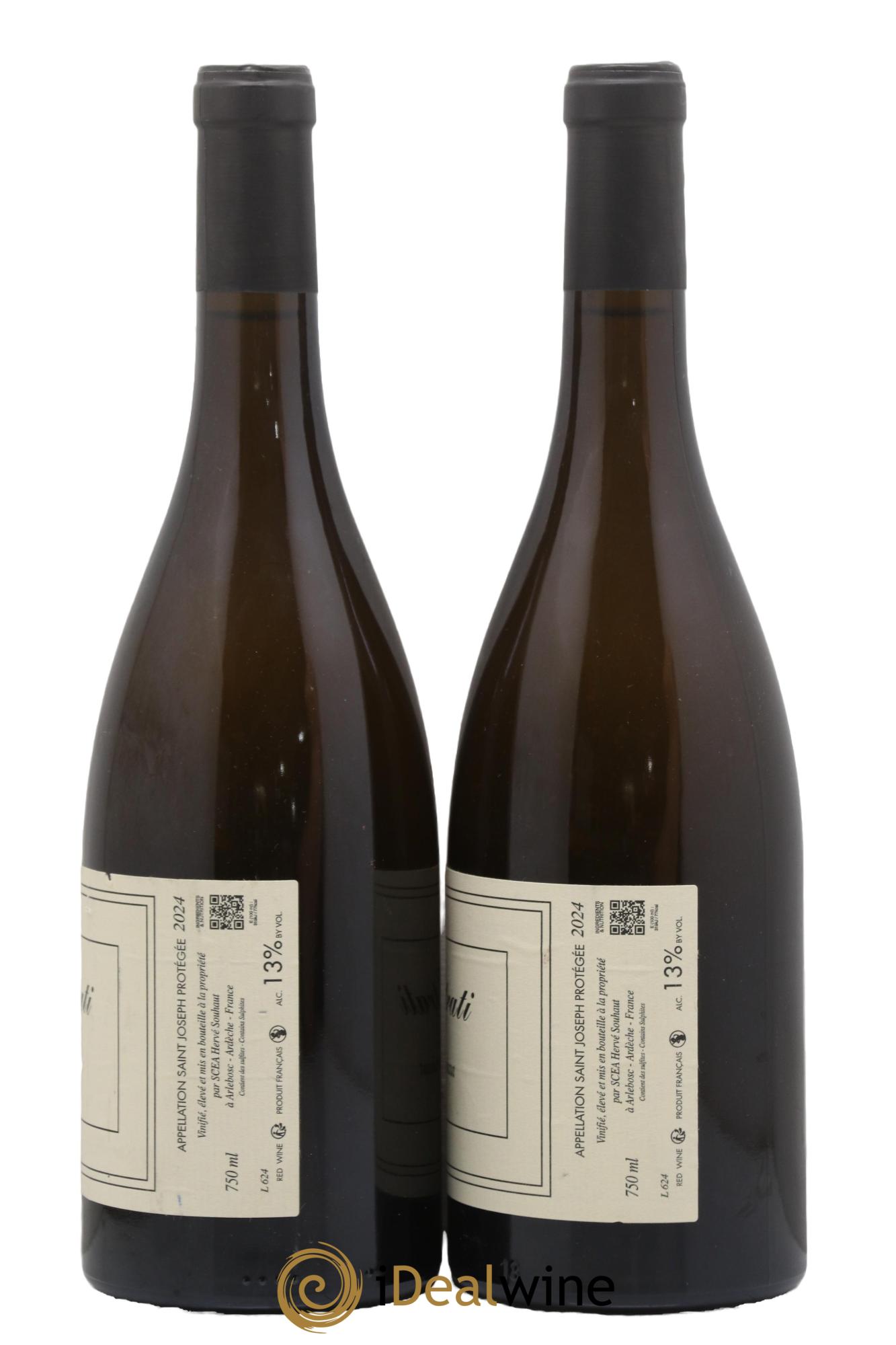 Saint-Joseph L'Étrati Hervé Souhaut 2024 - Lot of 2 bottles - 1