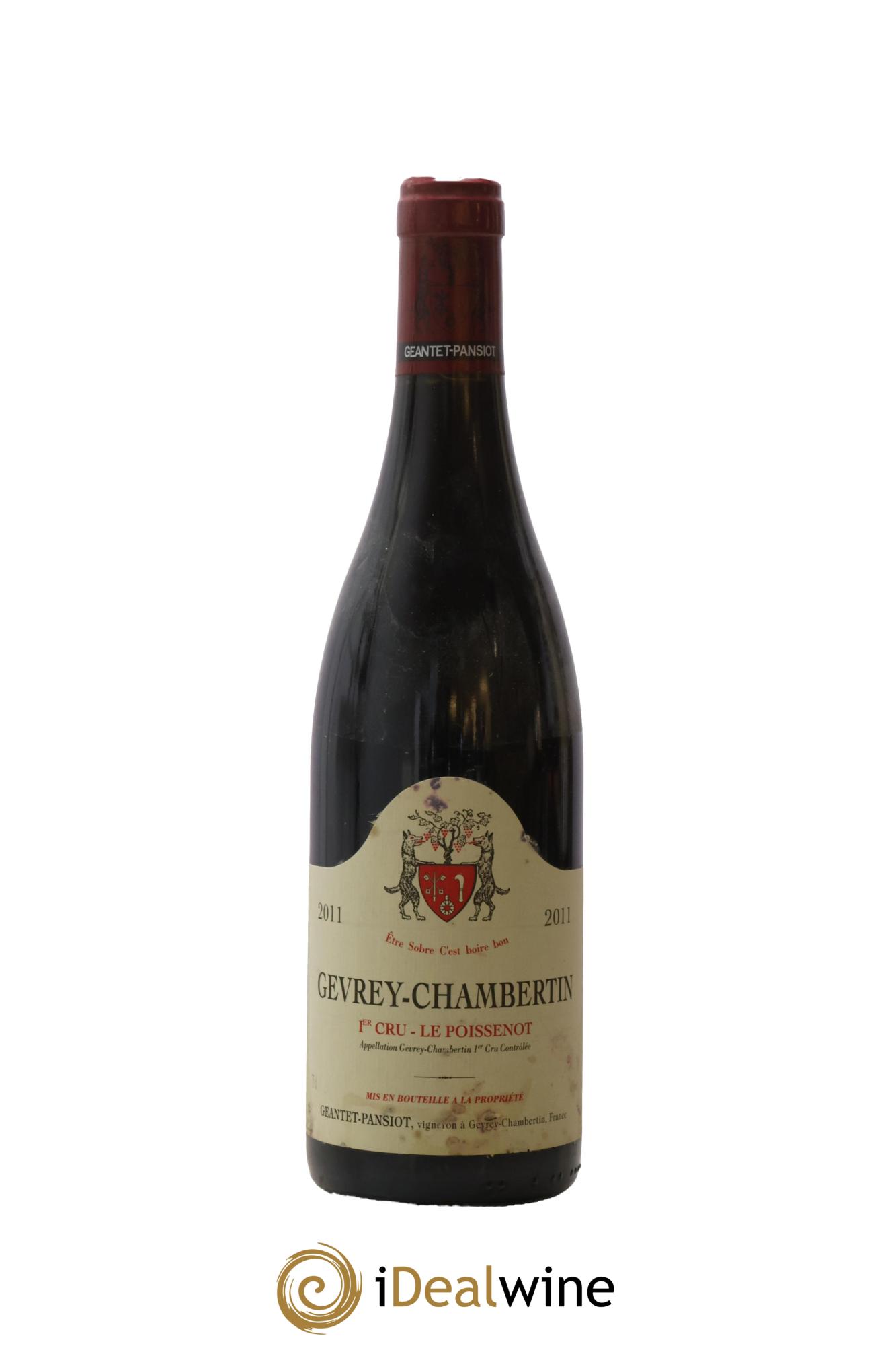 Gevrey-Chambertin 1er Cru Le Poissenot Geantet-Pansiot 2011 - Lot de 1 bouteille - 0