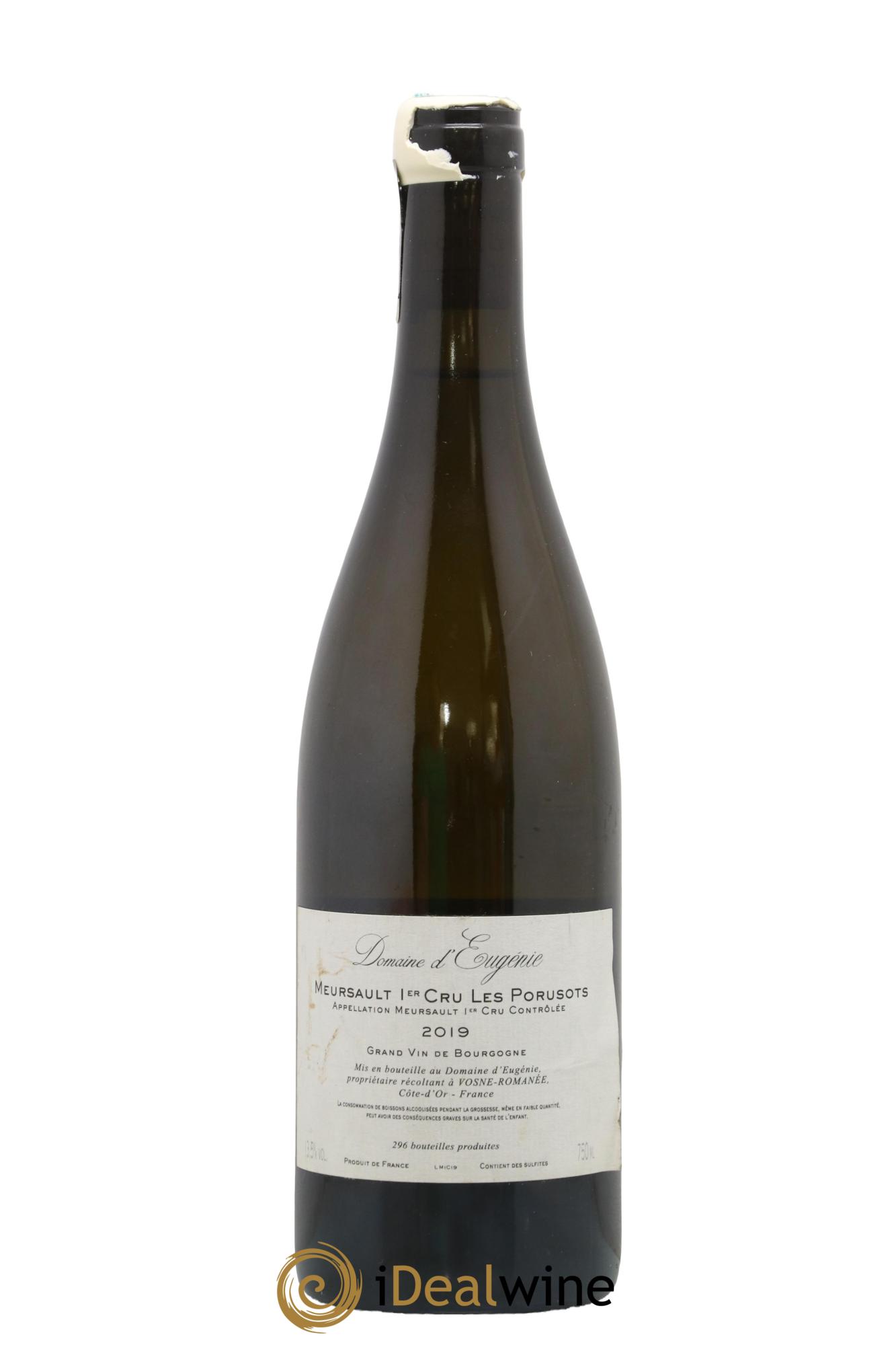 Meursault 1er Cru Poruzots Domaine René Engel - Domaine Eugénie 2019 - Lot de 1 bouteille - 1