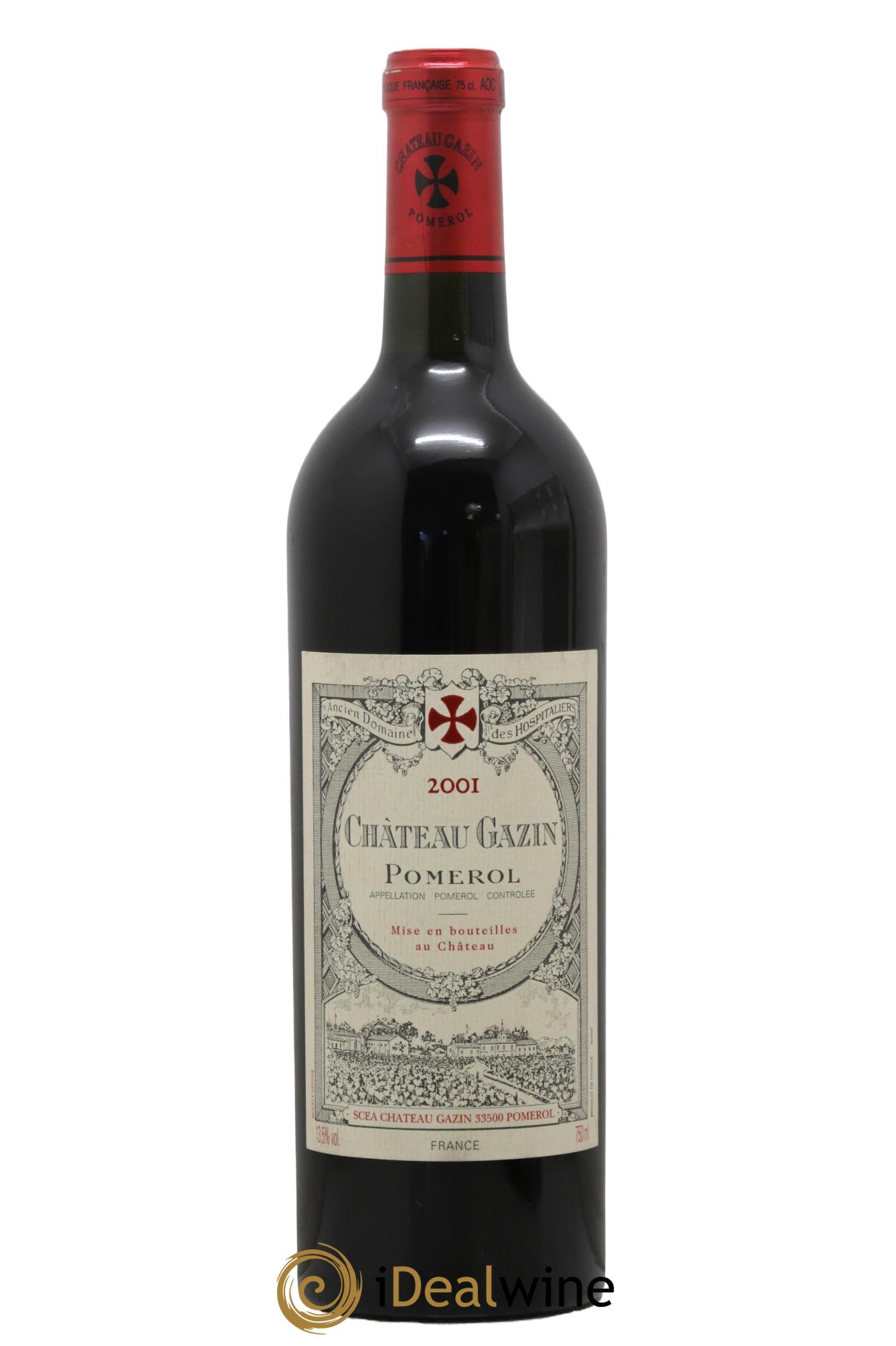 Château Gazin 2001 - Lot de 1 bouteille - 0