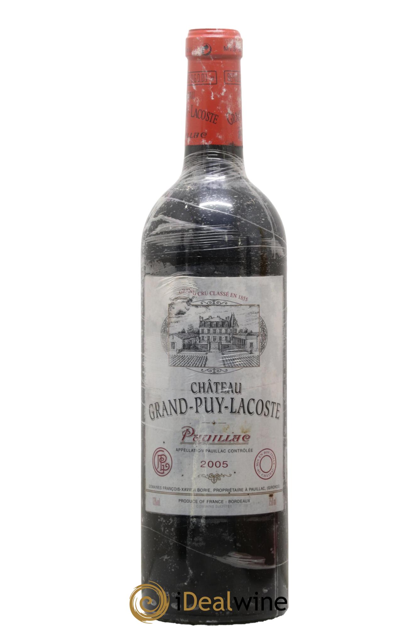 Château Grand Puy Lacoste 5ème Grand Cru Classé 2005 - Lot of 1 bottle - 0