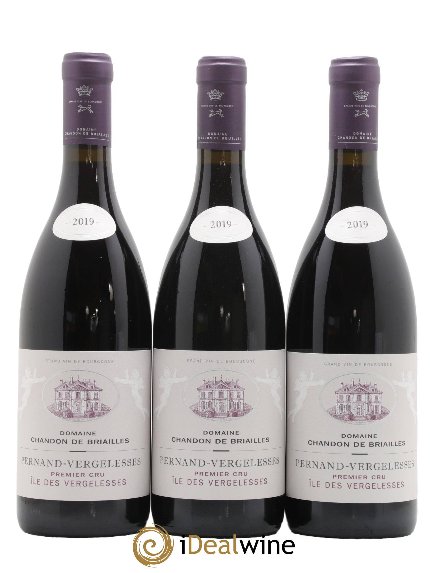Pernand-Vergelesses 1er Cru Ile des Vergelesses Chandon de Briailles 2019 - Lot de 6 bouteilles - 2