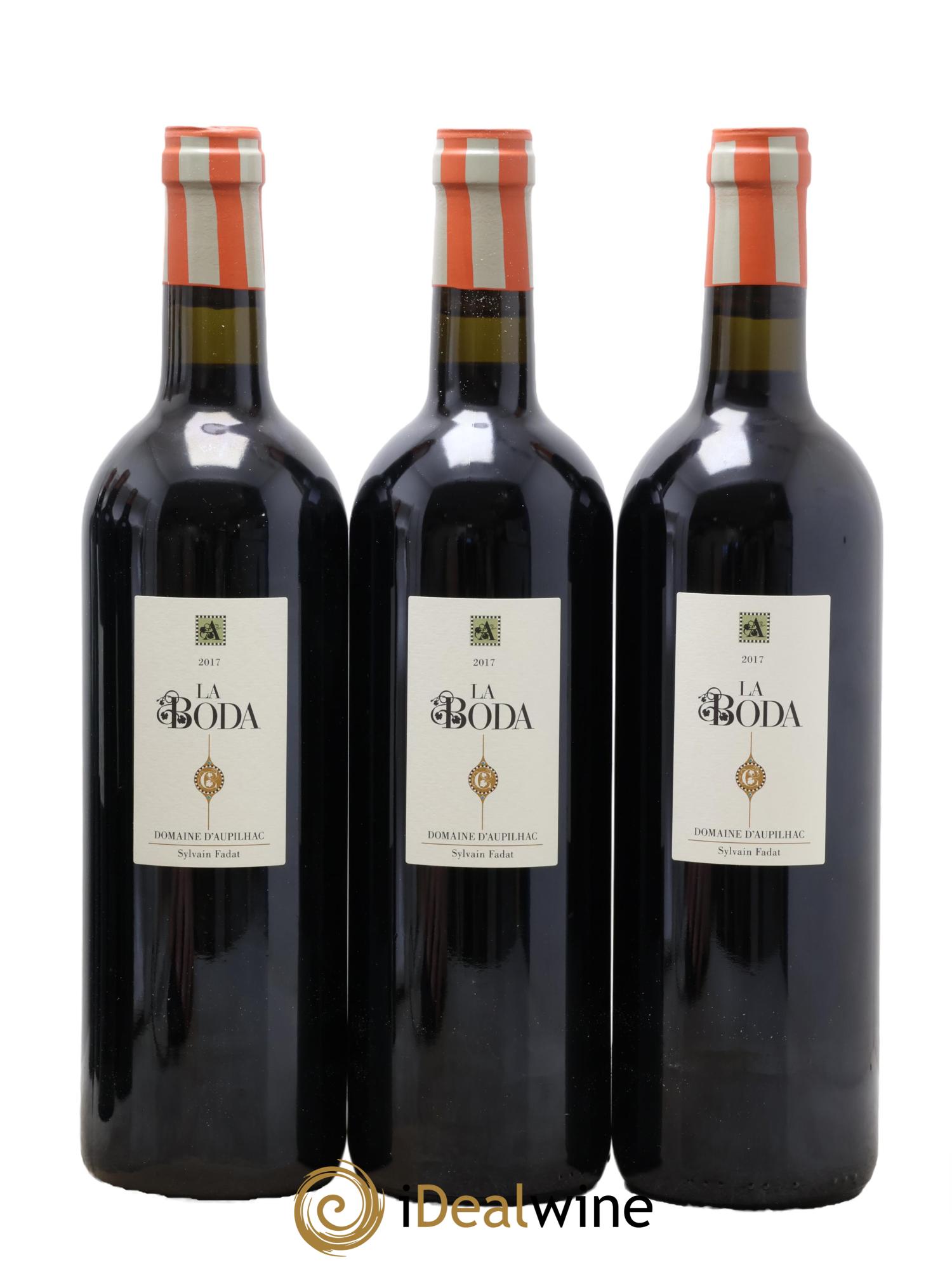 Languedoc-Montpeyroux Aupilhac (Domaine d') La Boda Sylvain Fadat  2017 - Lot of 6 bottles - 1