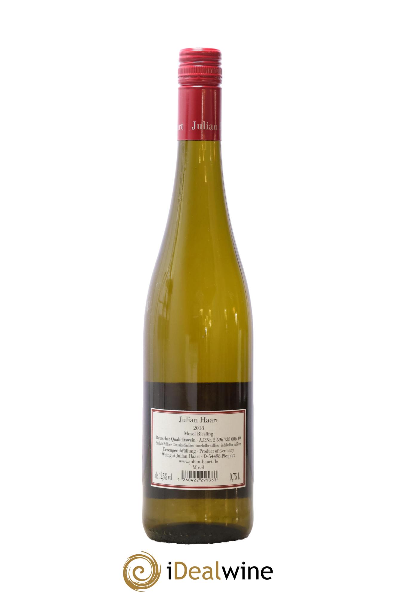 Allemagne Mosel-Saar Riesling Julian Haart 2018 - Posten von 1 Flasche - 1