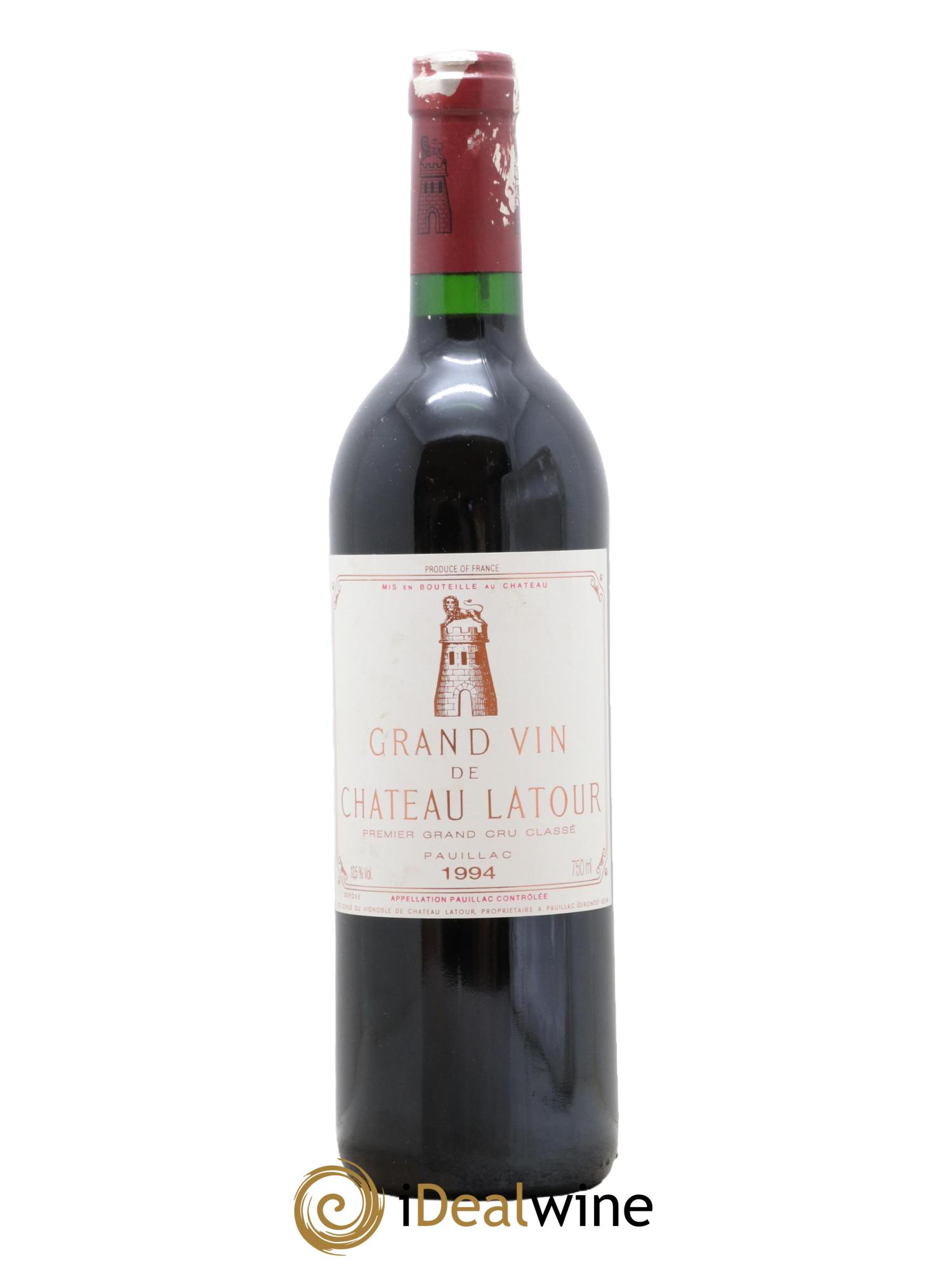 Château Latour 1er Grand Cru Classé 1994 - Lot de 1 bouteille - 0