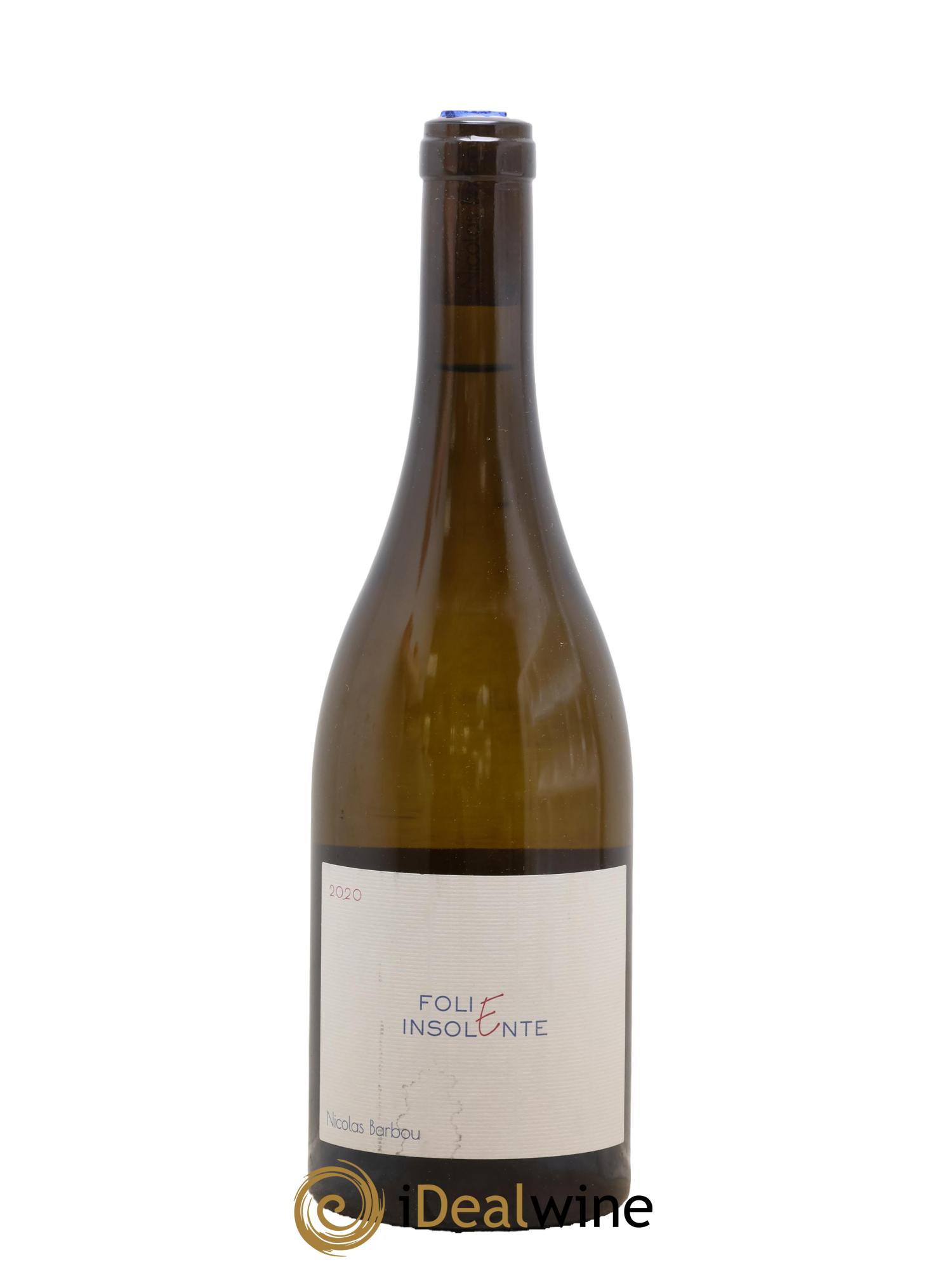 Touraine-Oisly Folie Insolente Nicolas Barbou 2020 - Lot de 1 bouteille - 0