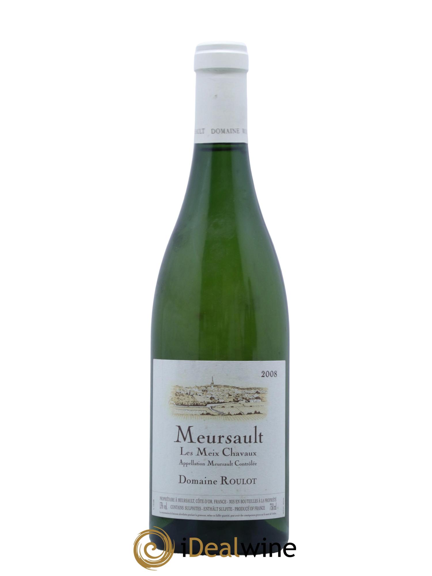 Meursault Meix Chavaux Roulot (Domaine) 2008 - Lot de 1 bouteille - 0