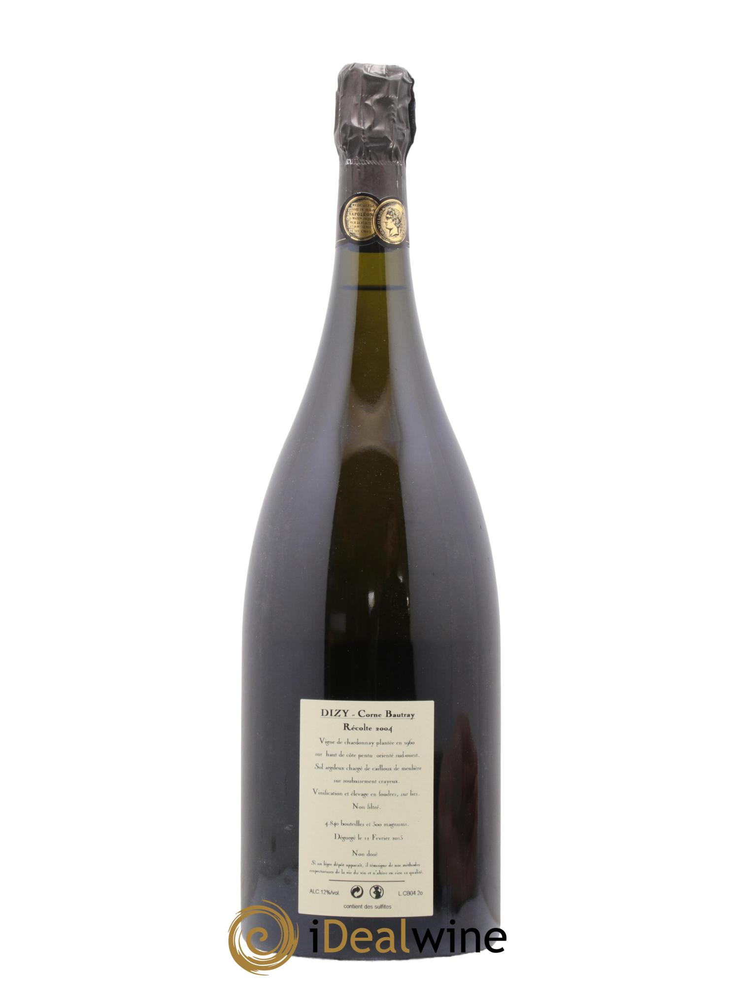 Dizy Corne Bautray Extra-Brut Jacquesson 2004 - Lot de 1 magnum - 1