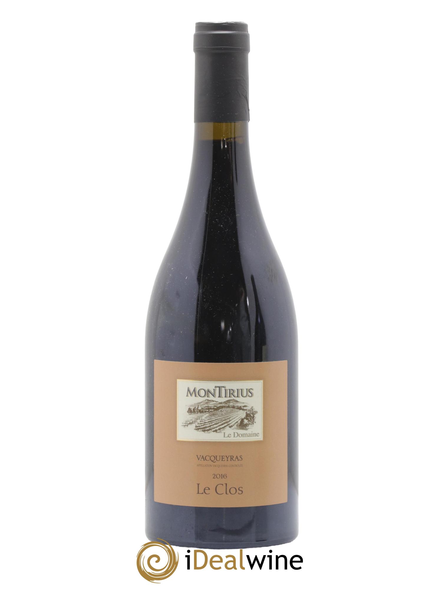 Vacqueyras Domaine Montirius Le Clos 2016 - Lot de 1 bouteille - 0