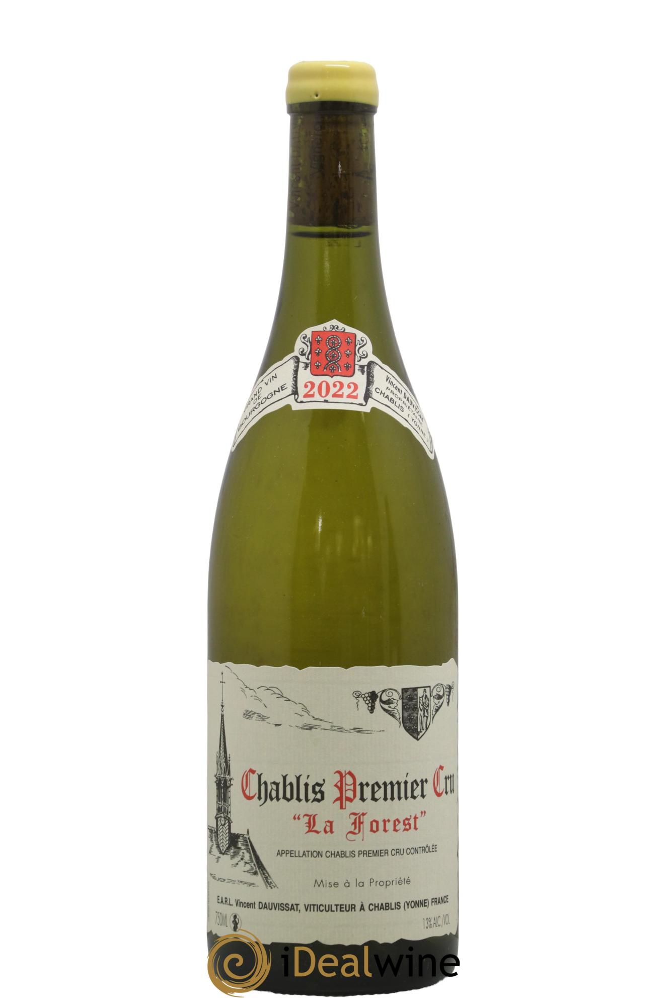 Chablis 1er Cru La Forest Vincent Dauvissat (Domaine) 2022 - Lot de 1 bouteille - 0
