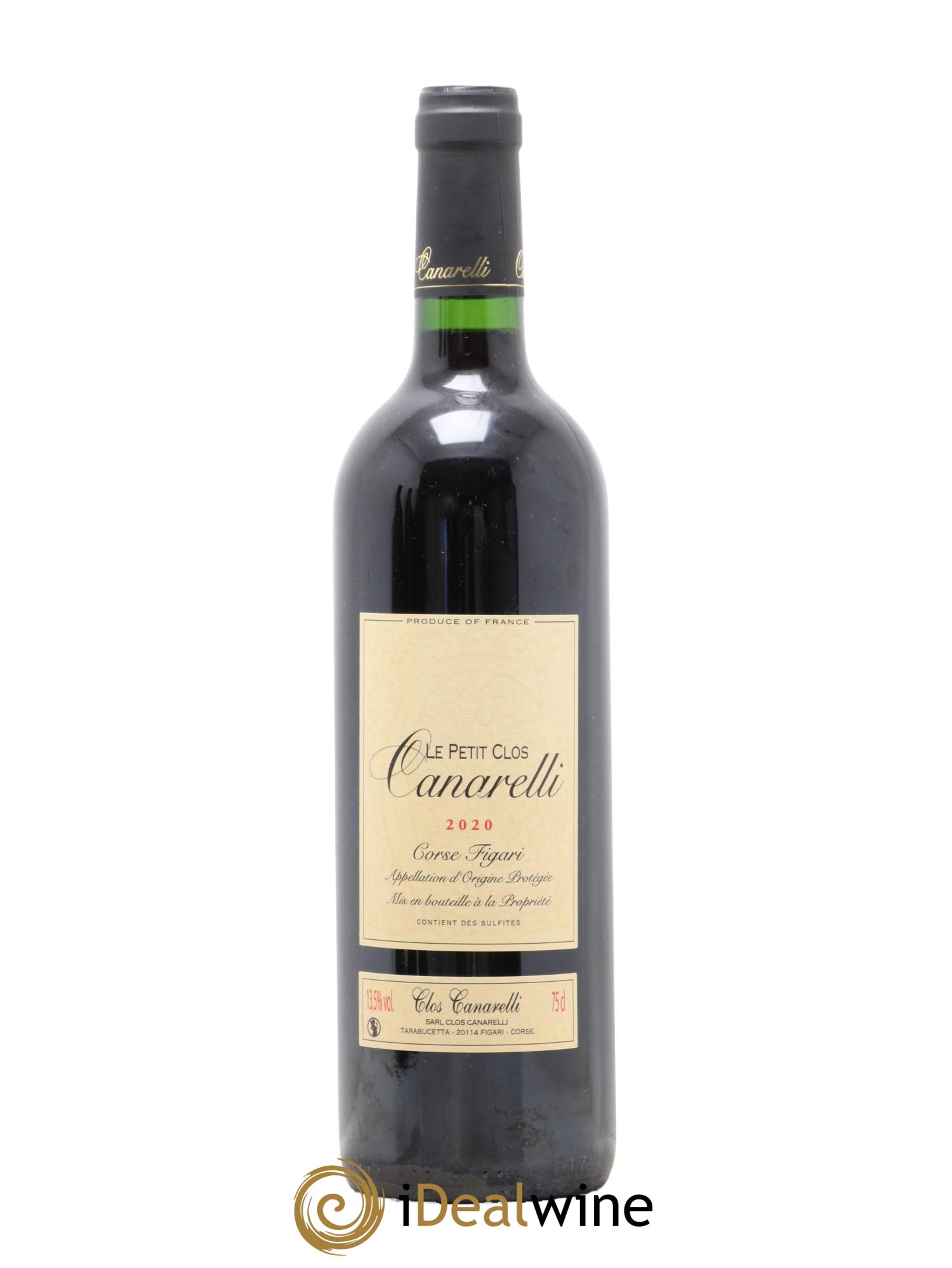 Figari Le Petit Clos Clos Canarelli 2020 - Lot de 1 bouteille - 0