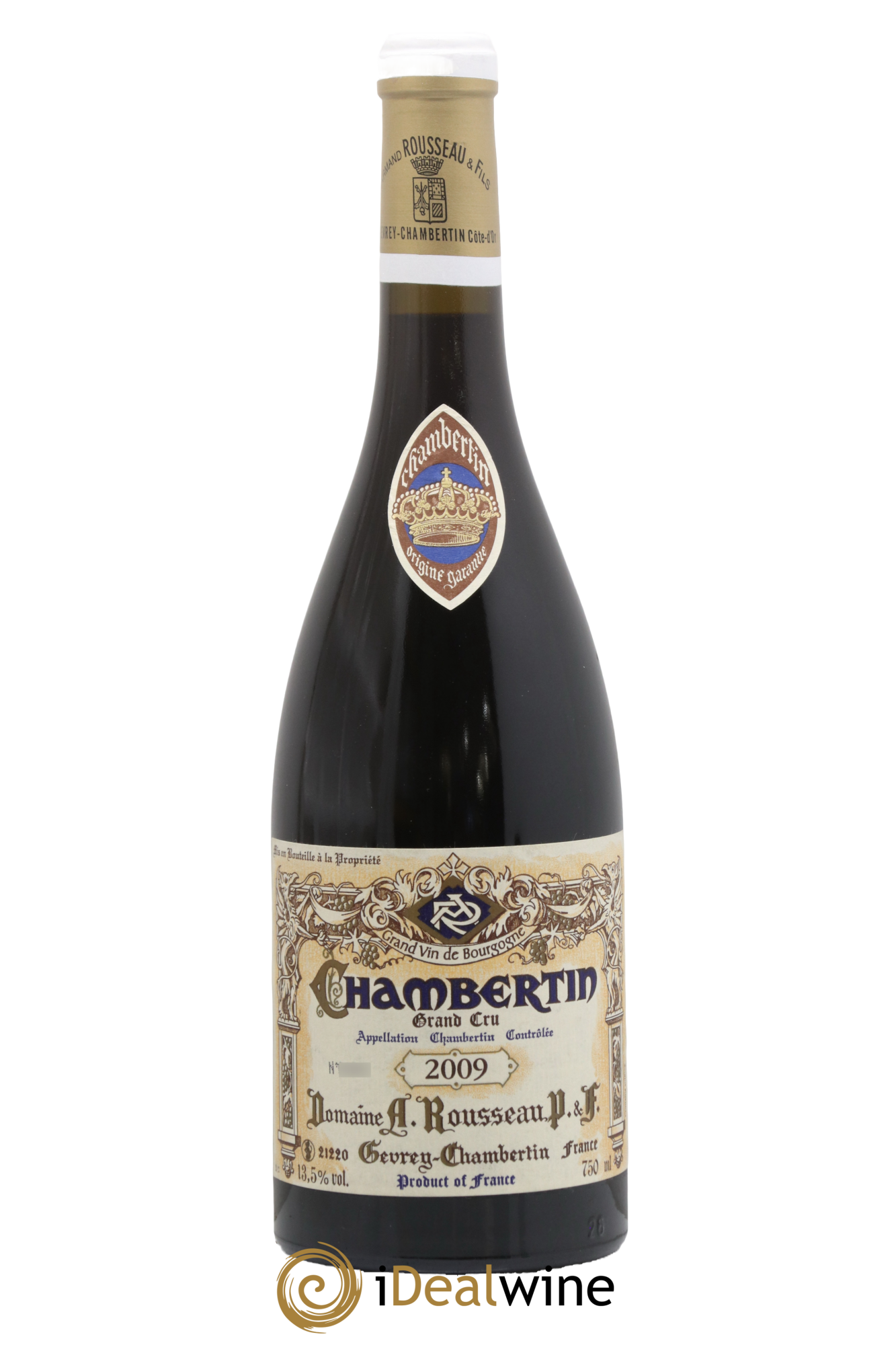 Chambertin Grand Cru Armand Rousseau (Domaine) 2009 - Lot de 1 bouteille - 0