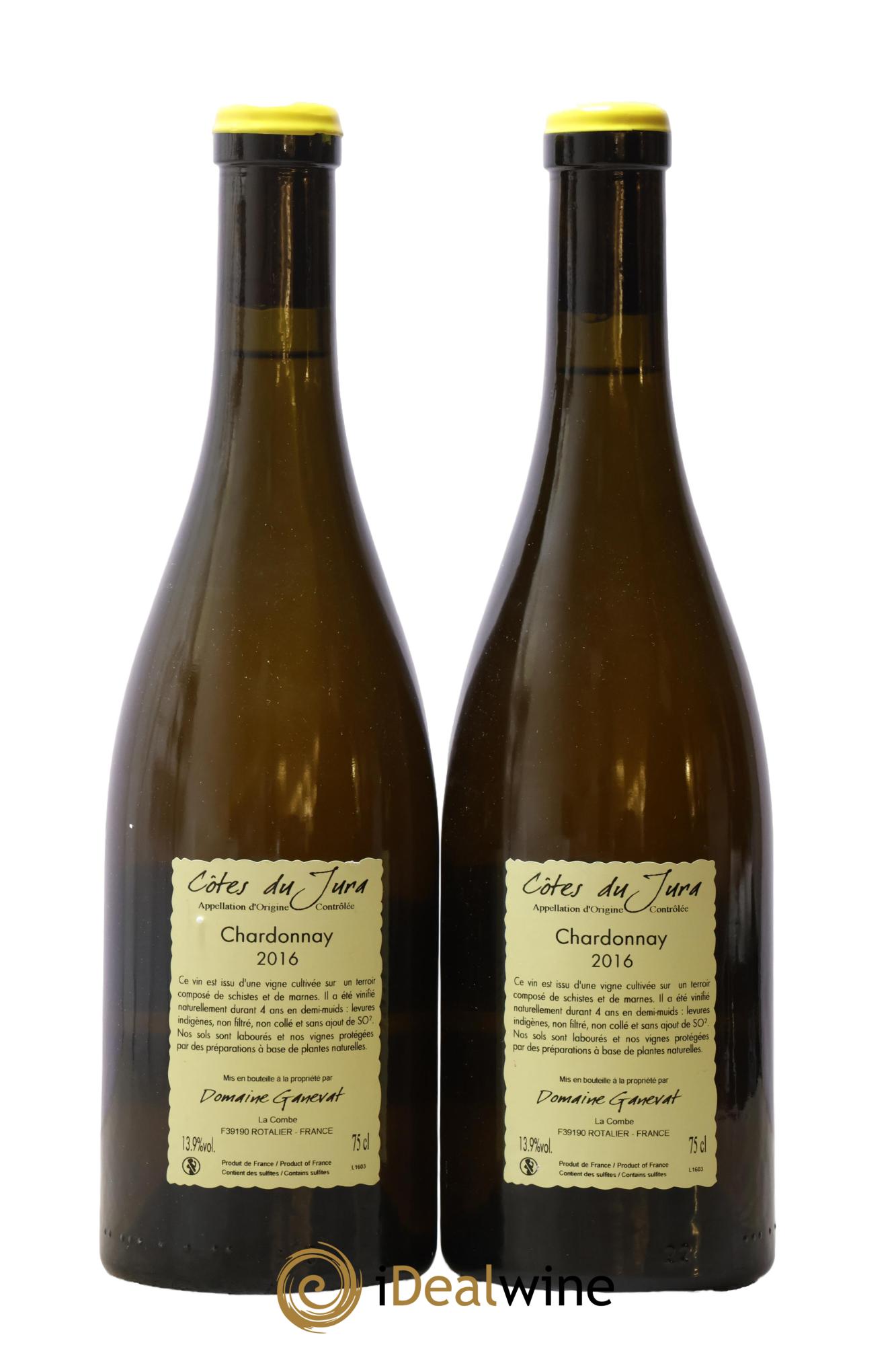 Côtes du Jura Grusse en Billat Jean-François Ganevat (Domaine) 2016 - Lot de 2 bouteilles - 1