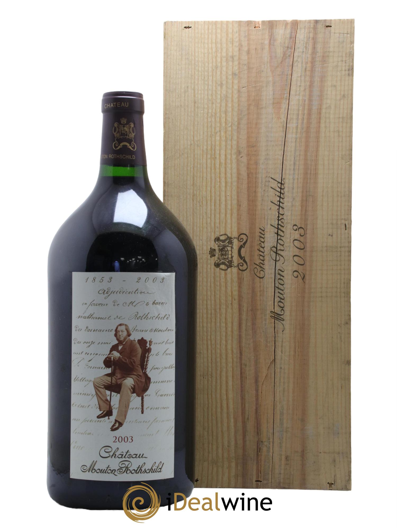 Château Mouton Rothschild 1er Grand Cru Classé 2003 - Lot de 1 double magnum - 2