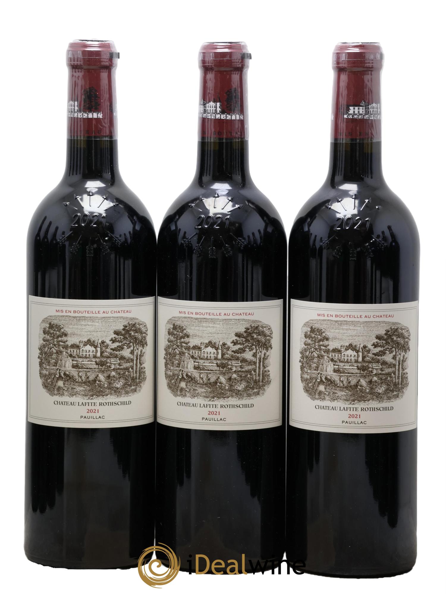 Château Lafite Rothschild 1er Grand Cru Classé 2021 - Posten von 3 Flaschen - 0