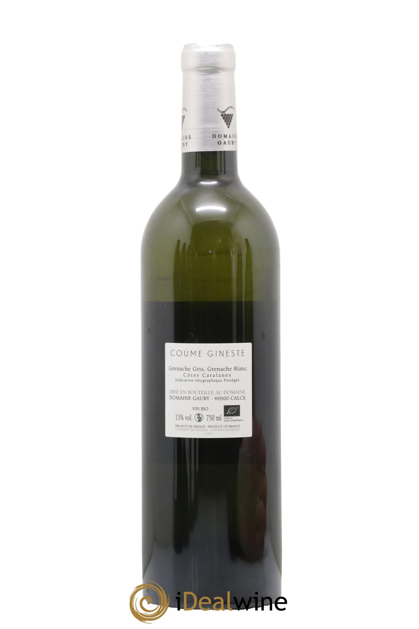 Côtes Catalanes Coume Gineste Gauby (Domaine) 2021 - Posten von 1 Flasche - 1