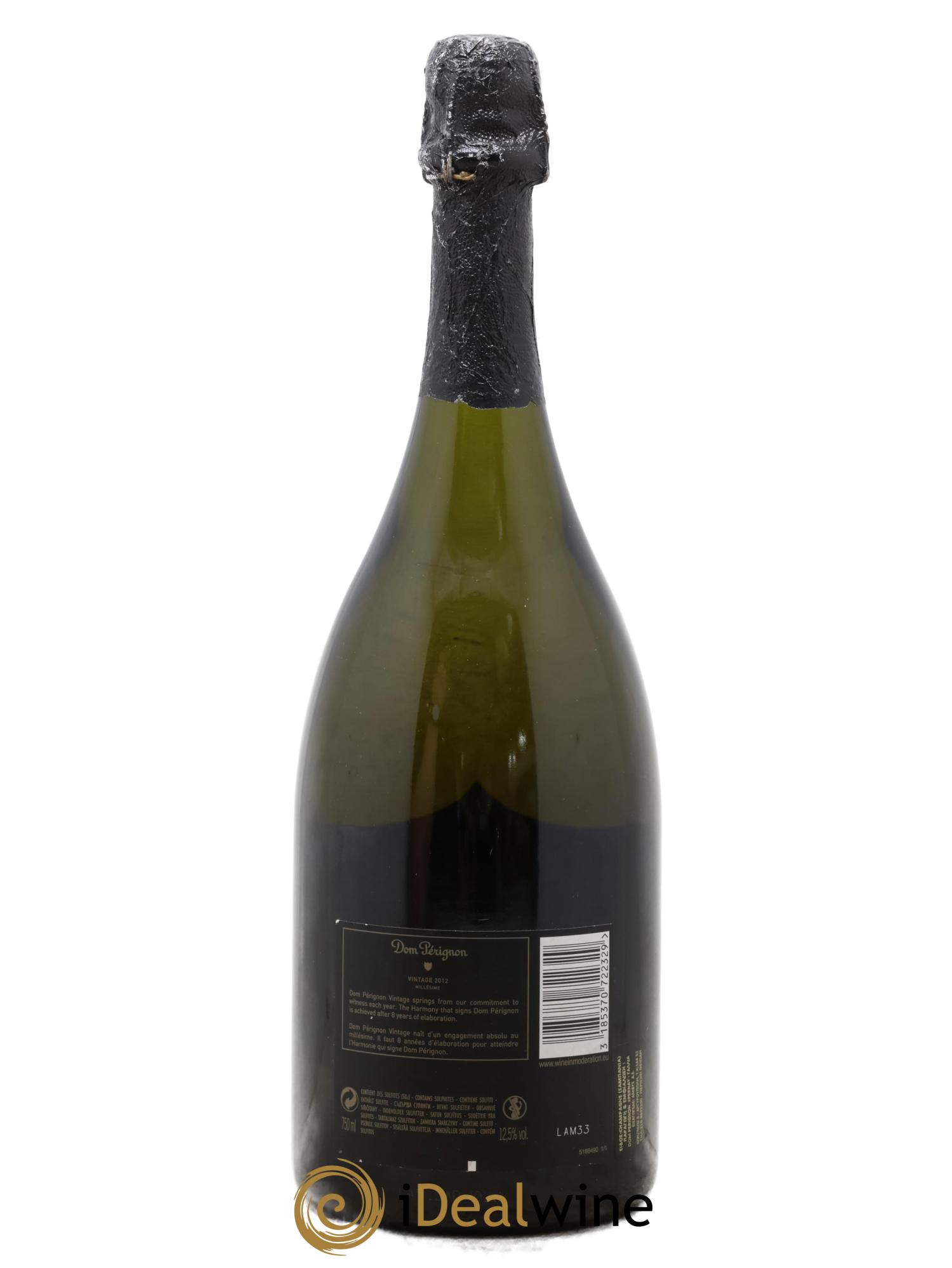 Brut Dom Pérignon 2012 - Lot de 1 bouteille - 1