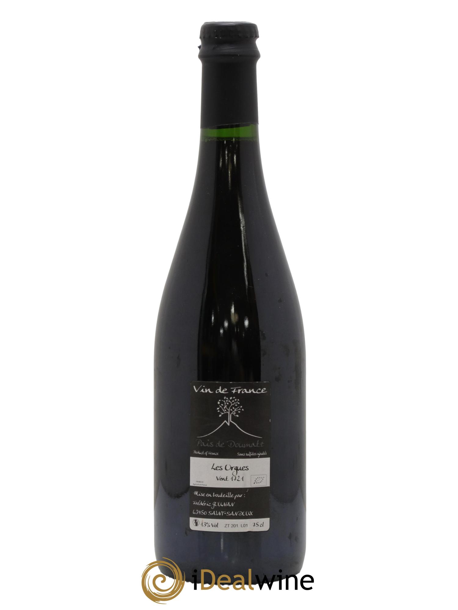 Vin de France Les Orgues Vignoble de l'Arbre Blanc 2017 - Lot de 1 bouteille - 1