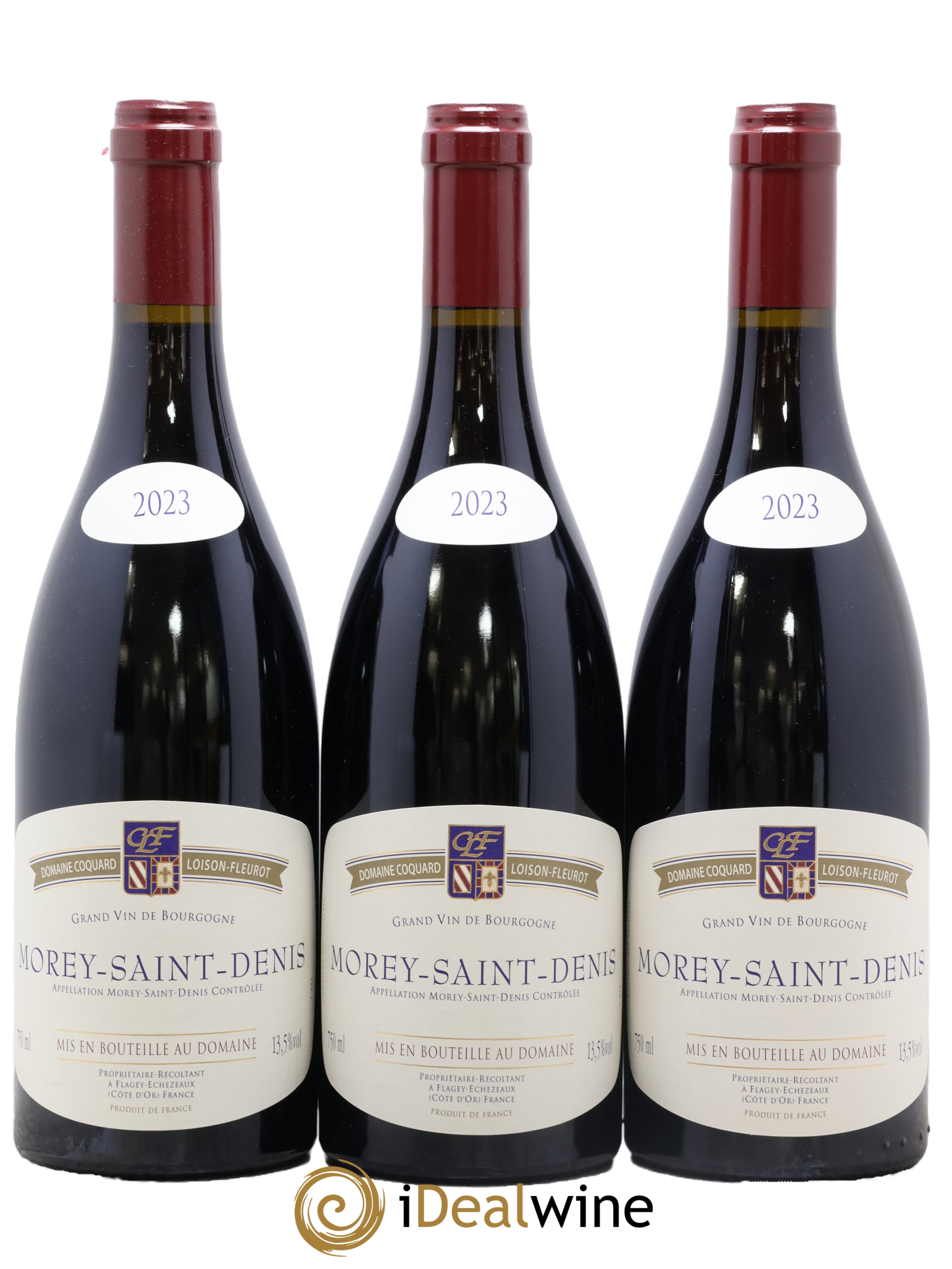 Morey-Saint-Denis Coquard Loison-Fleurot 2023 - Lot de 3 bouteilles - 0