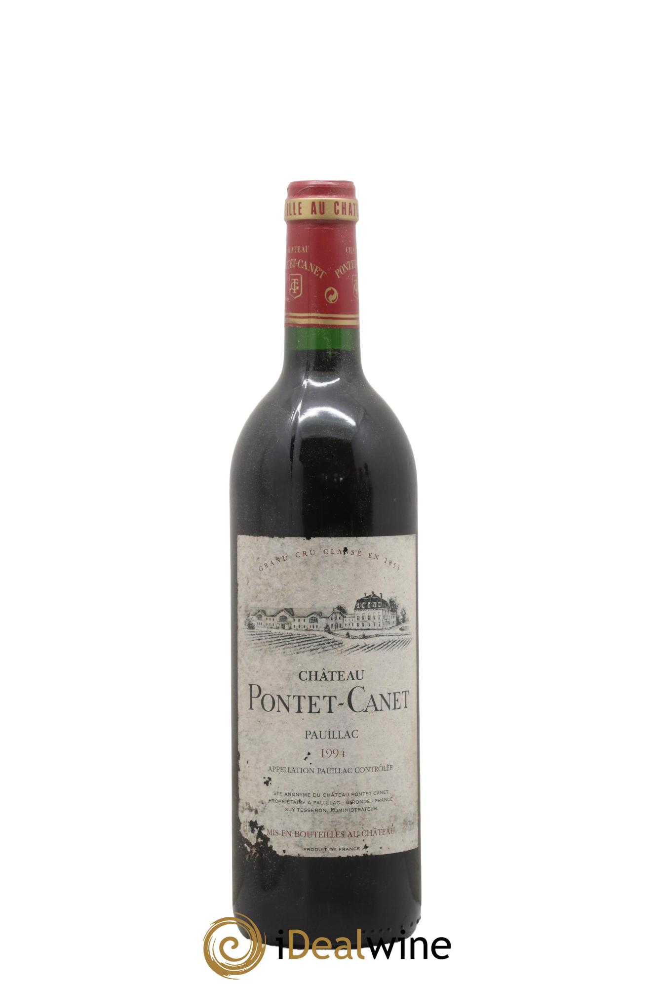 Château Pontet Canet 5ème Grand Cru Classé 1994 - Lot de 1 bouteille - 0